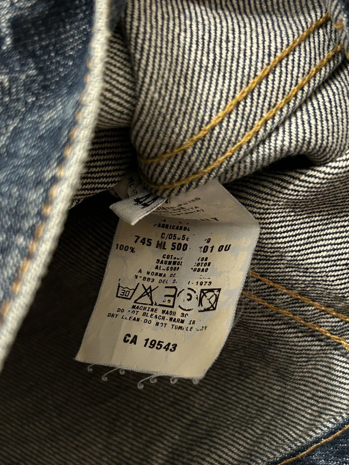 Helmut Lang 1999 raw denim type 3 trucker jacket Size US S / EU 44-46 / 1 - 11 Thumbnail