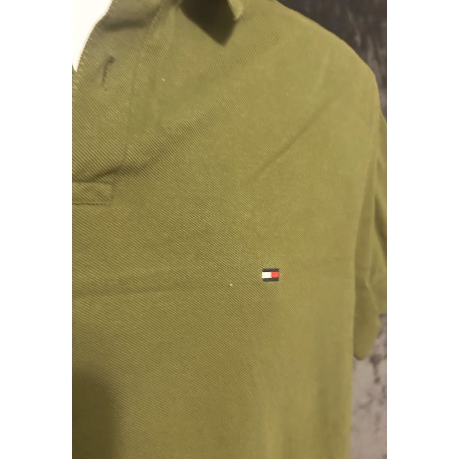 Tommy Hilfiger Tommy Hilfiger Polo Shirt Men XL Fits Large Army Green Regular Fit Polo Shirt Short Sleeve Solid Green 1985 IM 1985 Logo Size US L / EU 52-54 / 3 - 4 Thumbnail