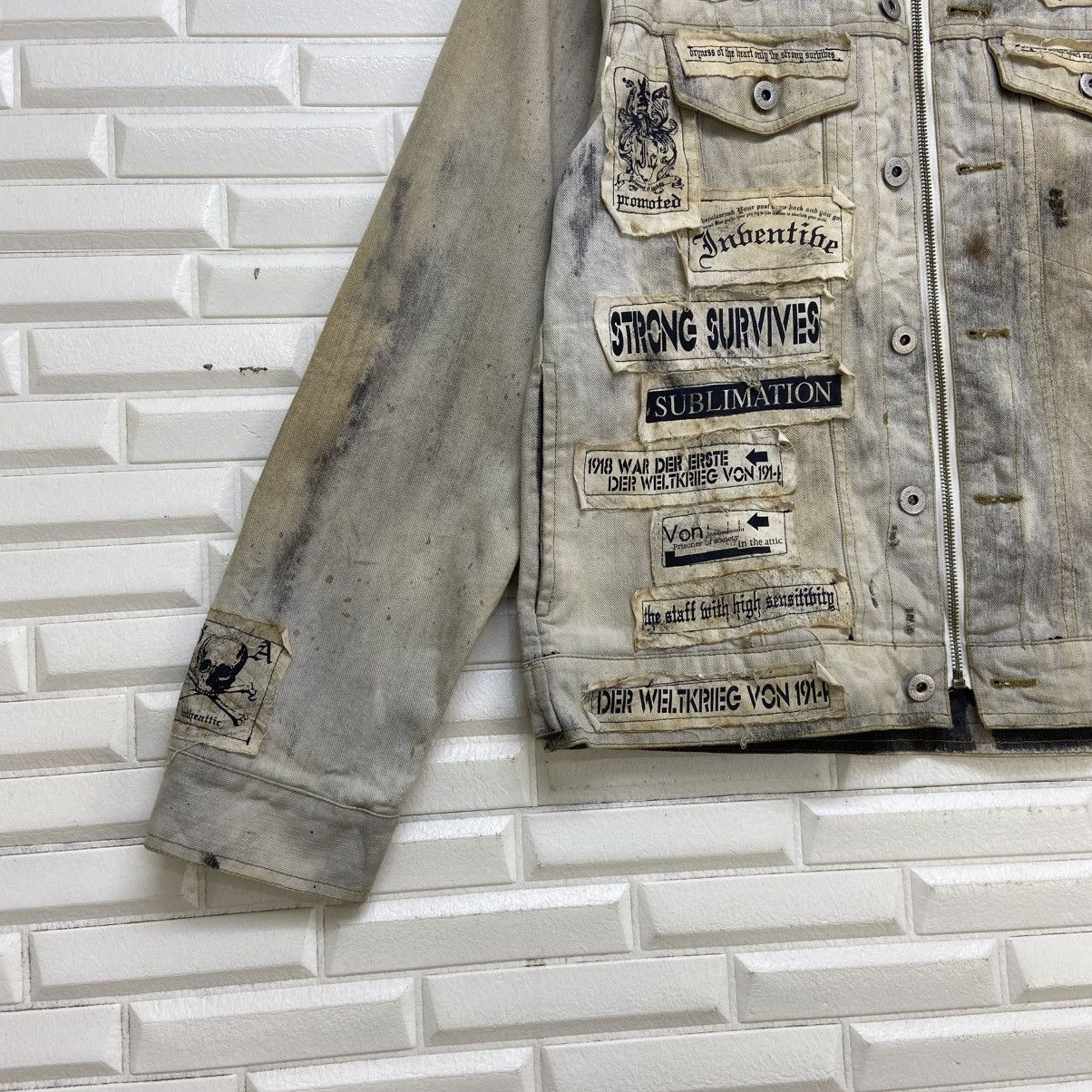 In The Attic Skull Prisoners Punk Street Fashion Distressed Denim Trucker Size US S / EU 44-46 / 1 - 5 Thumbnail