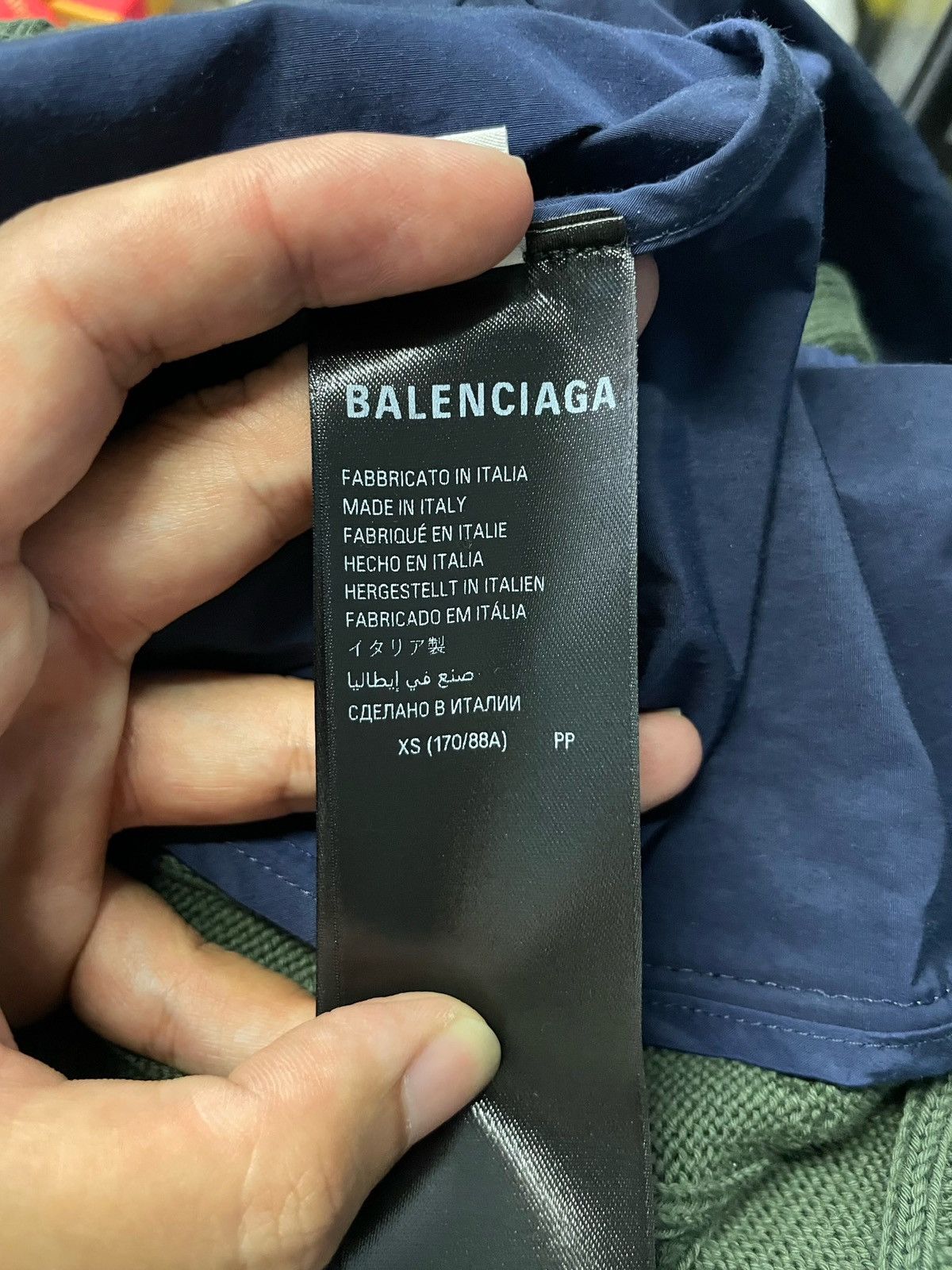 Balenciaga Balenciaga 26SS Patched Zip-Up Sweater Size US XS / EU 42 / 0 - 11 Thumbnail
