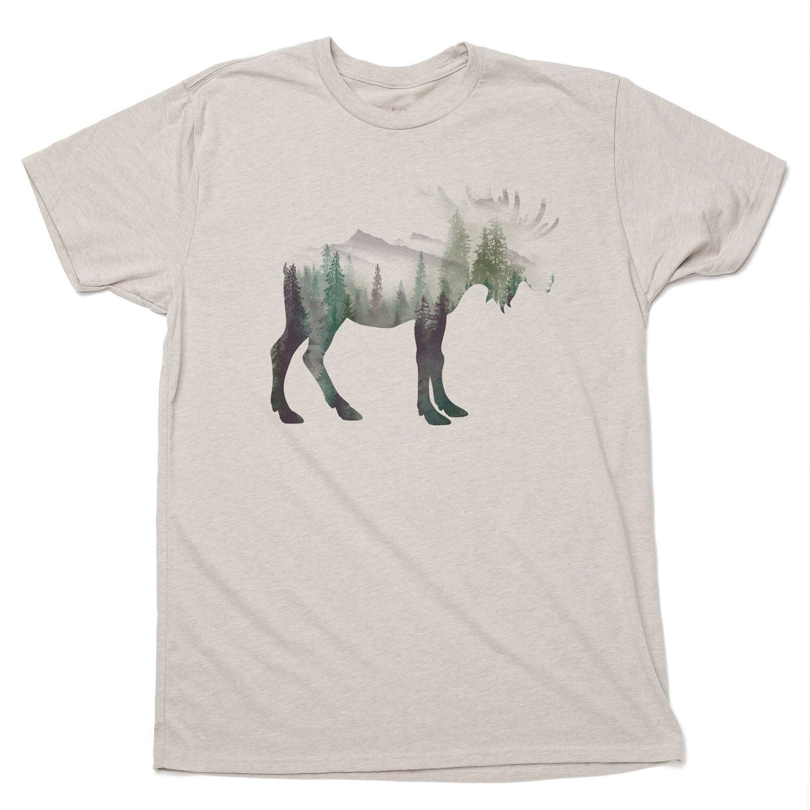 Other Moose Tri-Tone Mountain Nature T-Shirt Size US M / EU 48-50 / 2 - 3 Thumbnail