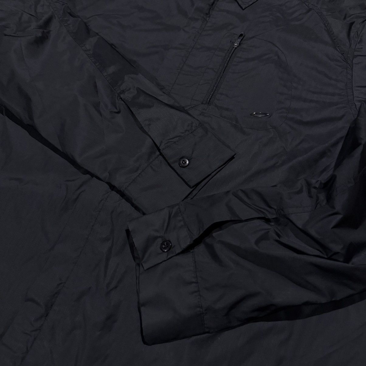 Oakley Brand New 2000s Oakley Software Nylon Zip Windbreaker Jacket Size US XL / EU 56 / 4 - 4 Thumbnail