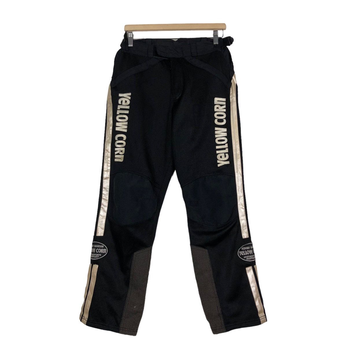 Japanese Brand 🔥BIKER RACING PANTS MOTORCROSS YELLOW CORN BIG LOGO Size US 30 / EU 46 - 1 Thumbnail
