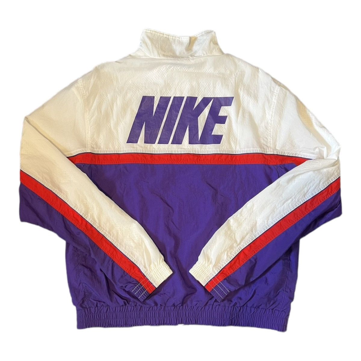Nike × Vintage NIKE MENS THROWBACK WOVEN JACKET Size US M / EU 48-50 / 2 - 2 Thumbnail