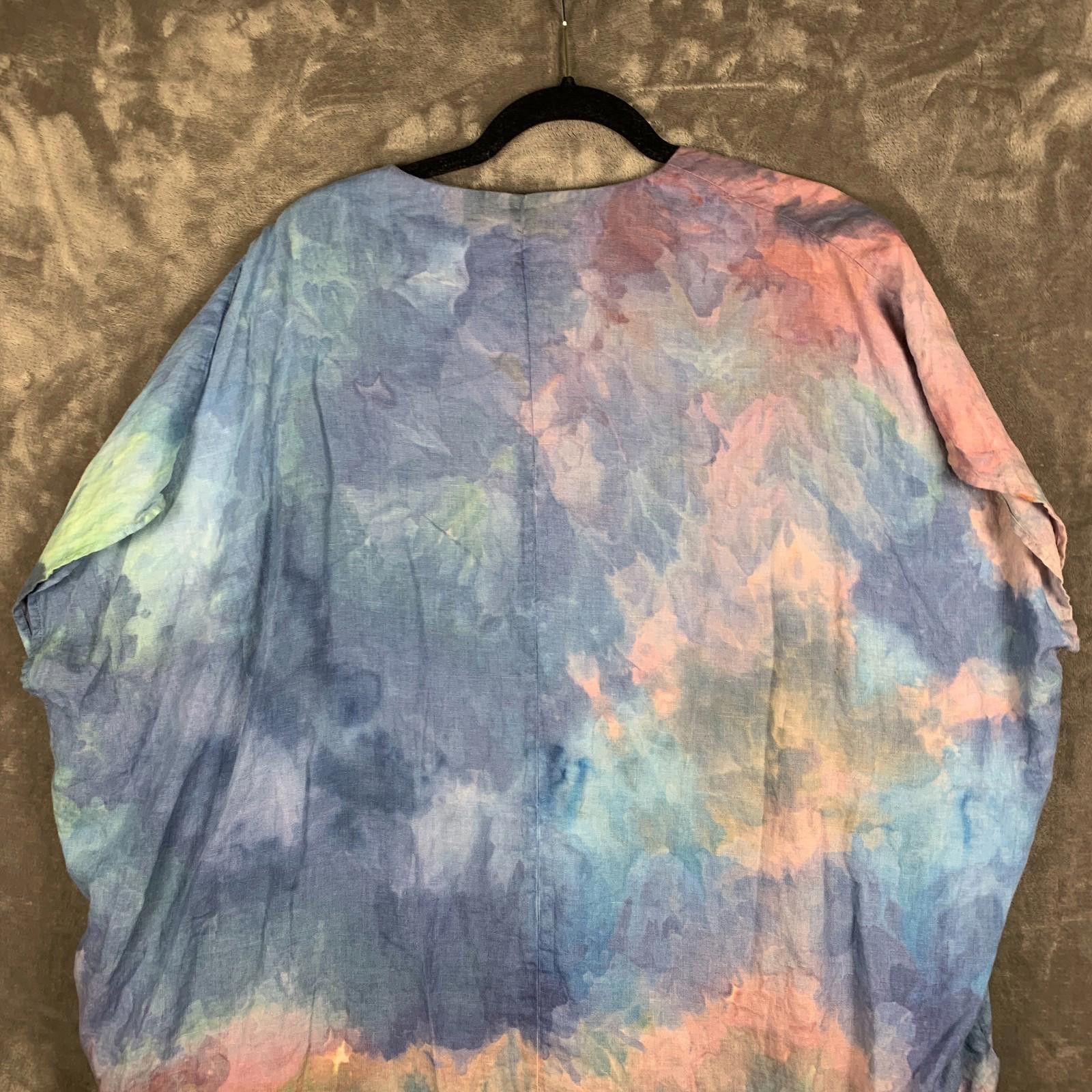 Designer Bombchel Sandvigen Native Caftan Tie Dye - One Size (367) Size ONE SIZE - 7 Thumbnail