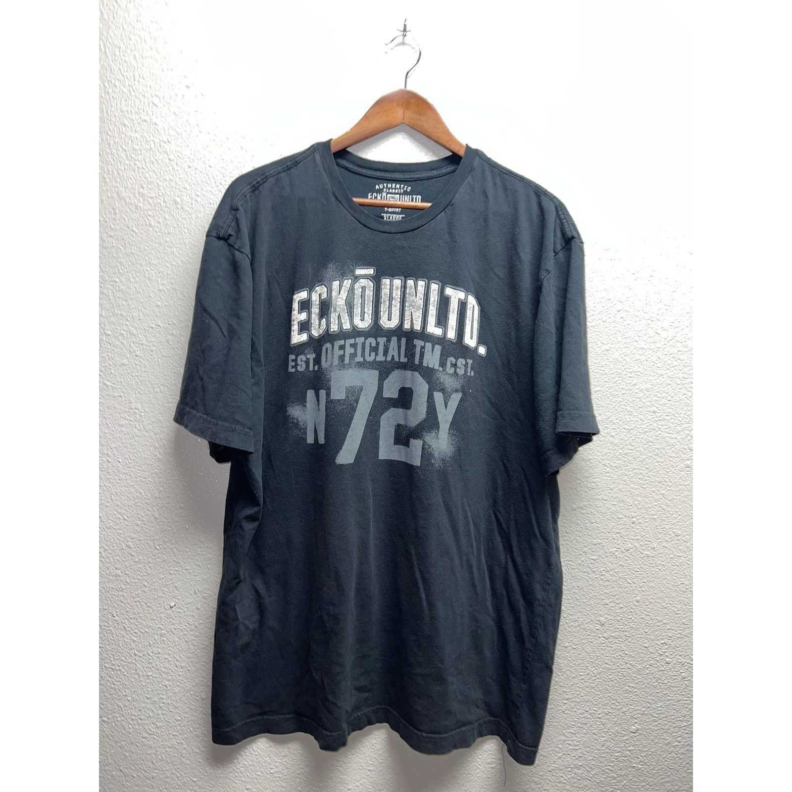 Ecko Unltd. Y2K Ecko Unltd Shirt Official TM New York Black 2000s XL Size US XL / EU 56 / 4 - 1 Thumbnail