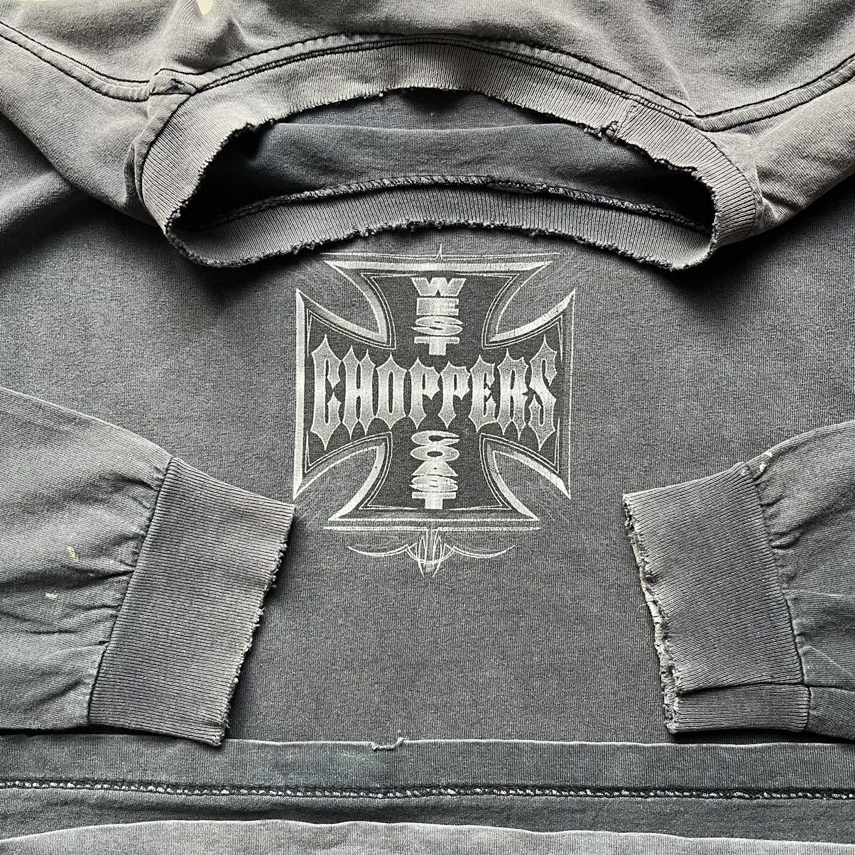 Harley Davidson Vintage OG West coast choppers long sleeve Faded distressed Size US XL / EU 56 / 4 - 4 Thumbnail