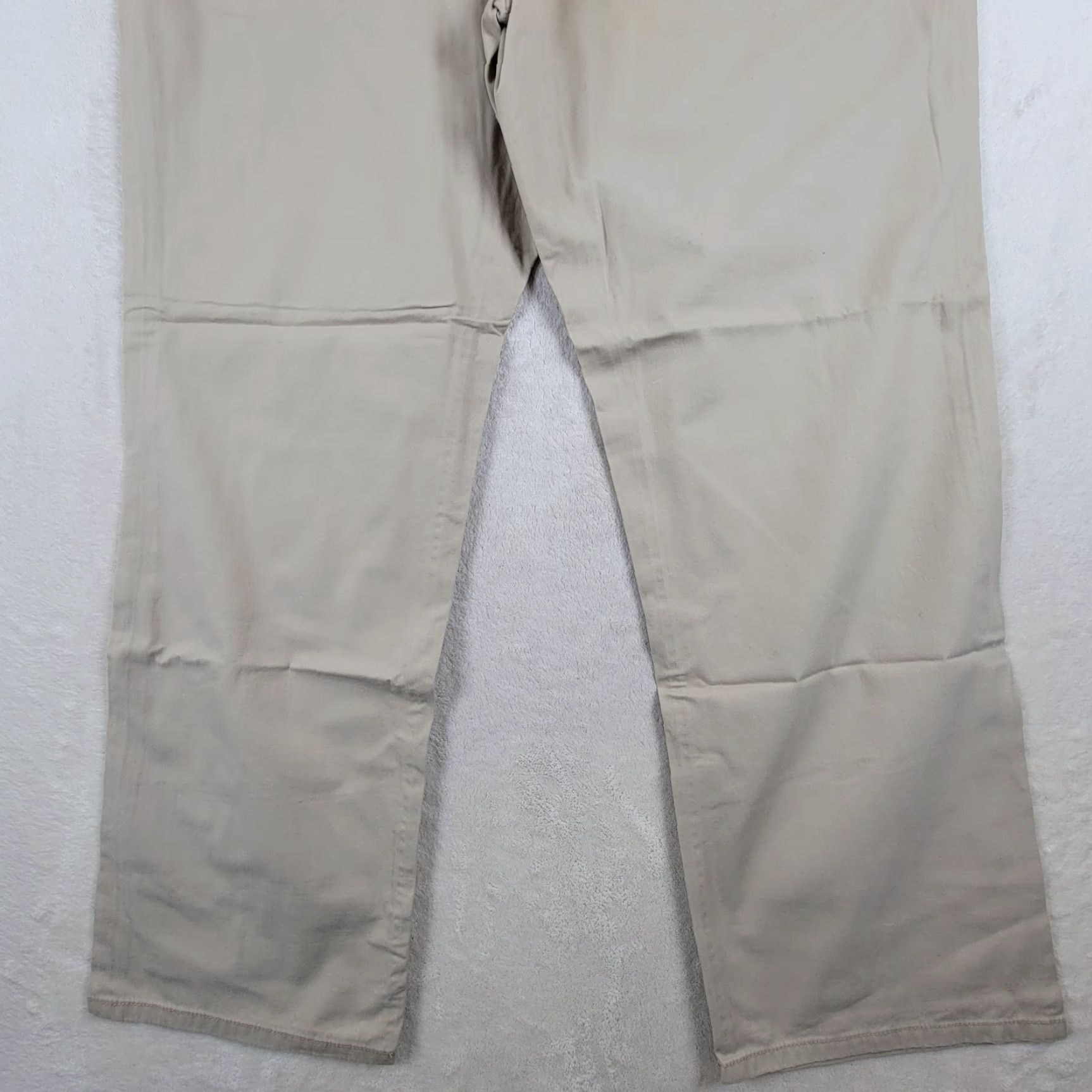 Vintage Indigo Palms Men's Khaki Dress Pants Classic Fit 42x32 Pant Tan Size US 42 / EU 58 - 6 Thumbnail