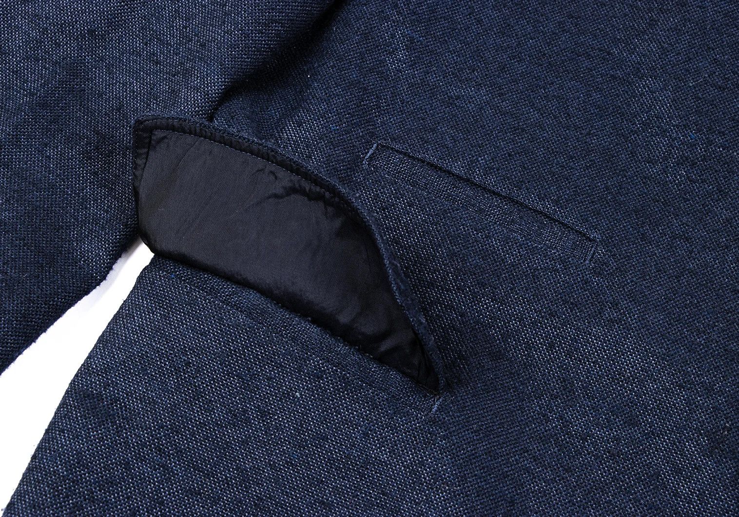 Comme des Garcons Homme Plus Polyester 4B Jacket in Navy, Size M Size US M / EU 48-50 / 2 - 10 Thumbnail