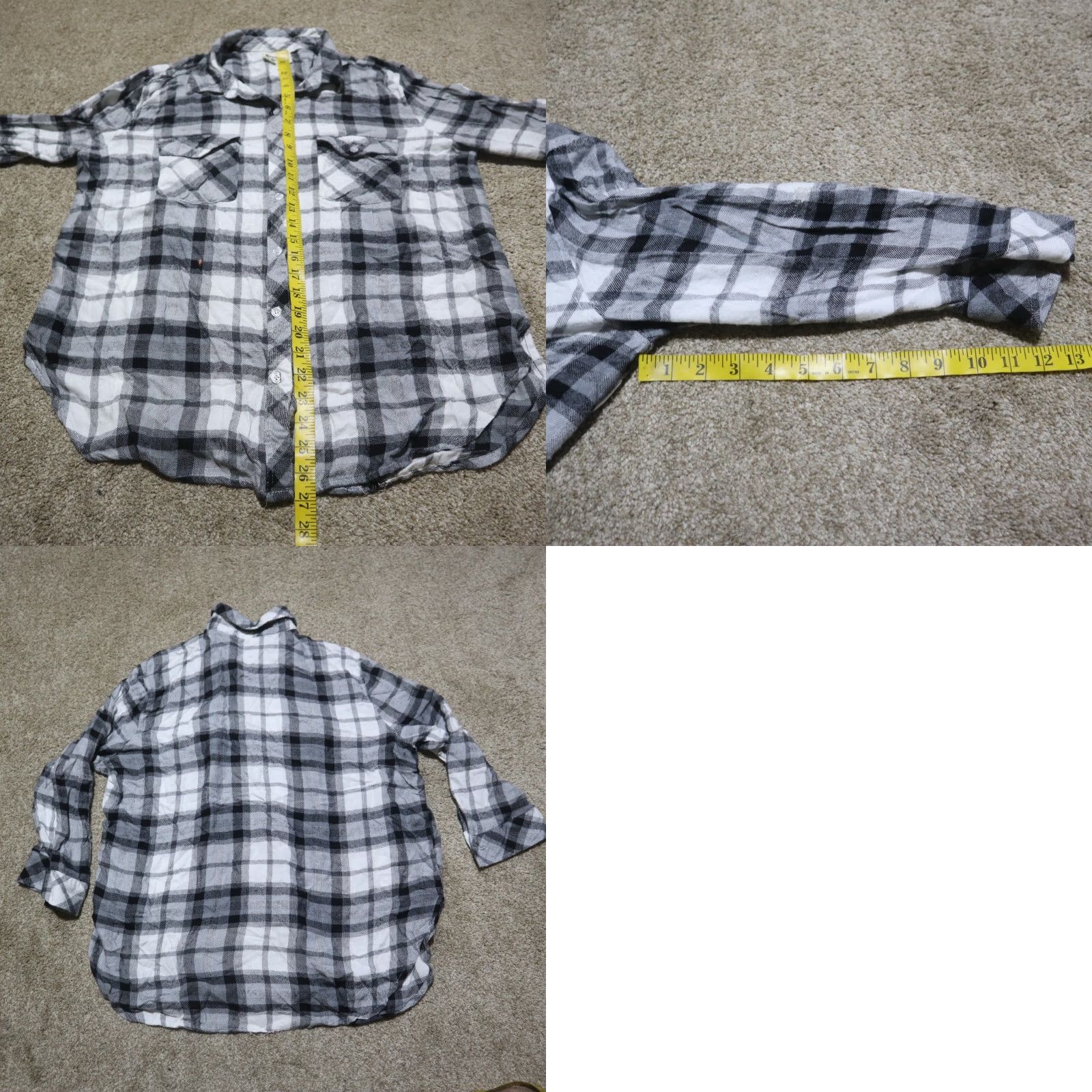 Vintage Hester & Orchard Shirt Women L Plaid Button-Down 3/4 Sleeve Casual Size L / US 10 / IT 46 - 8 Thumbnail