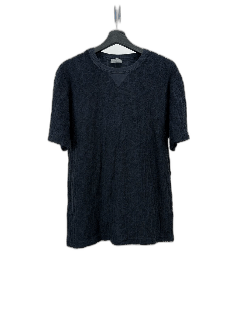 Dior Dior Dark Blue Logo Short Sleeve Shirt-yf Size US M / EU 48-50 / 2 - 1 Thumbnail