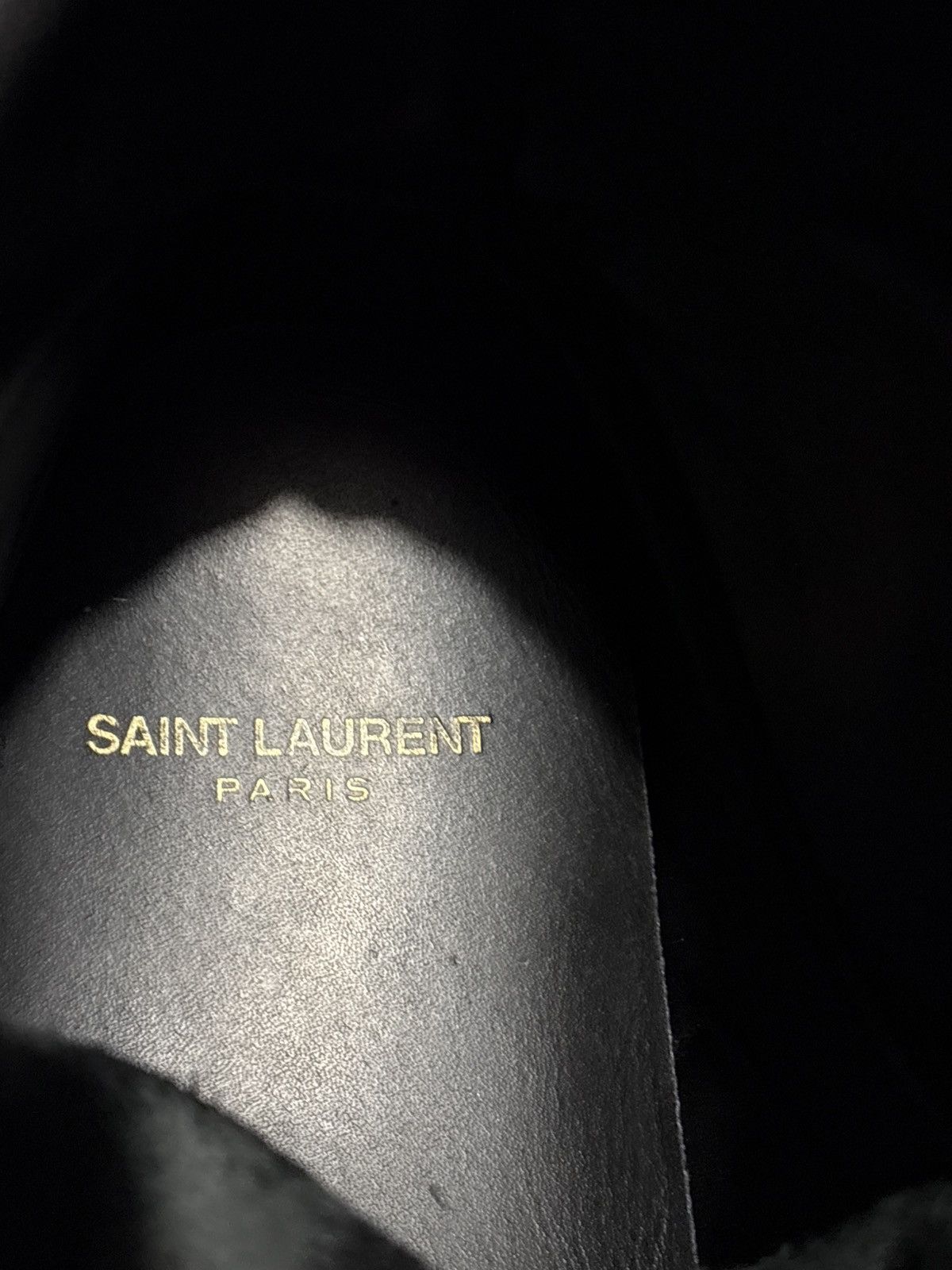 Saint Laurent Paris 40 Saint Laurent Studded High Top Rhinestone leather sneaker Size US 8 / EU 41 - 7 Thumbnail