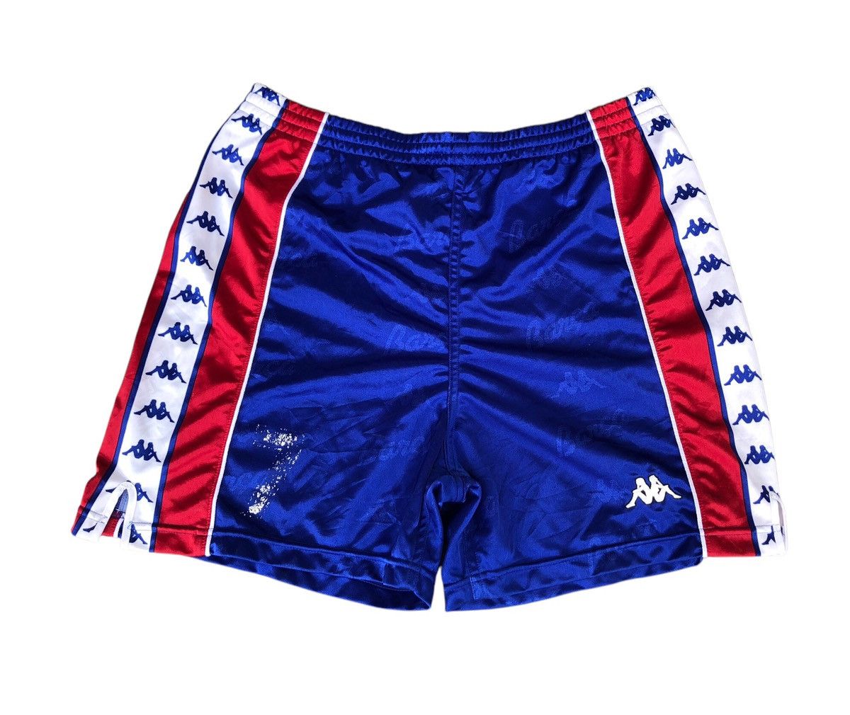 Kappa × Vintage 🔥Vintage 90s Kappa Side Tape Barca Ronaldo Short Jersey Size US 31 - 1 Thumbnail