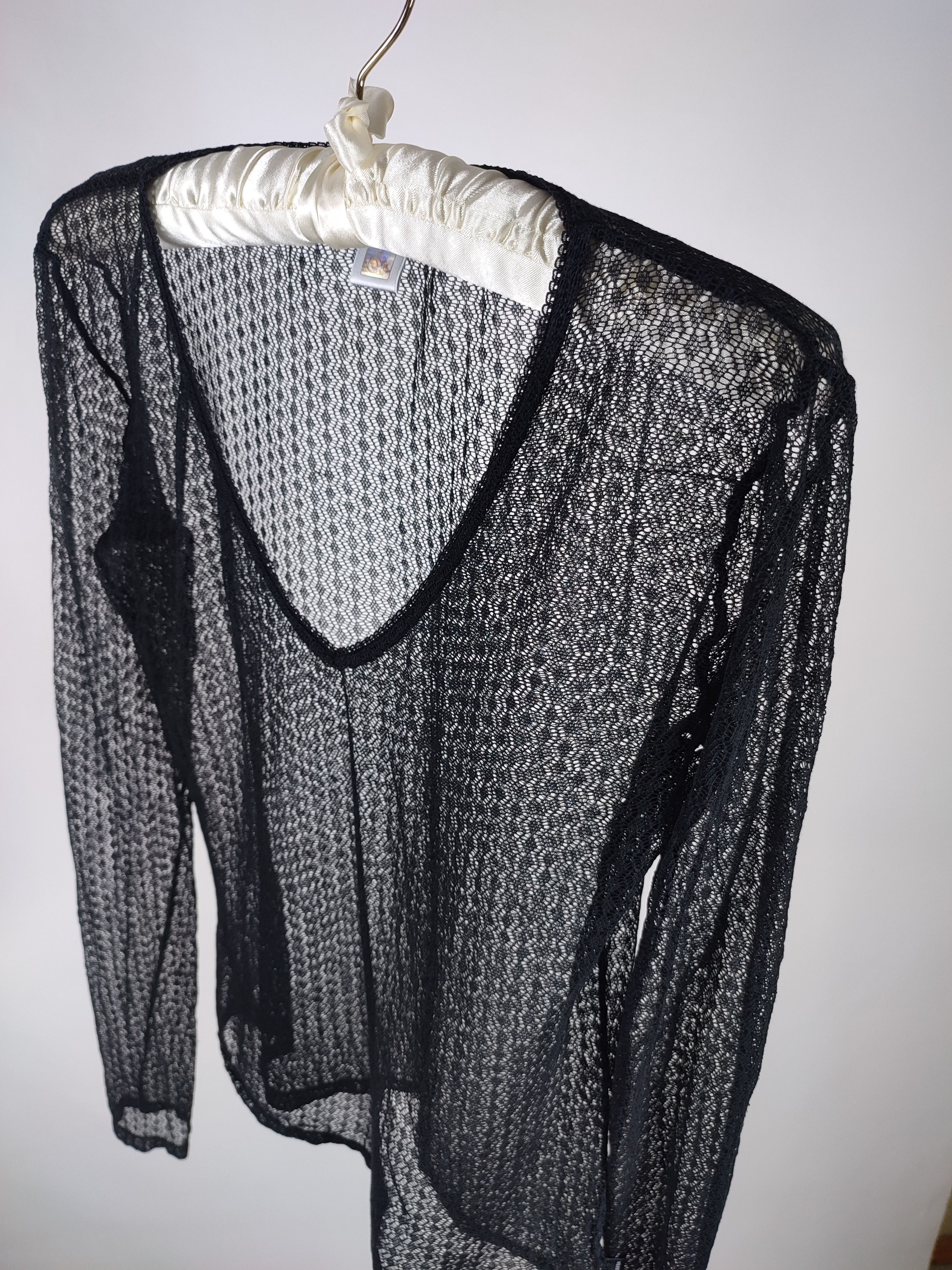 Dolce & Gabbana Dolce Gabbana Sheer Mesh Lace Vintage Top Shirt Size M / US 6-8 / IT 42-44 - 3 Thumbnail