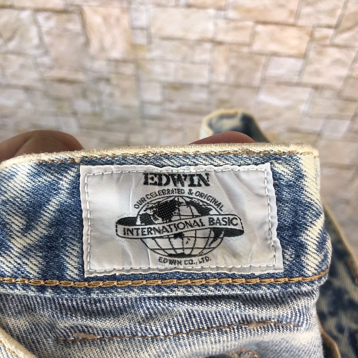 Edwin Edwin faded Blue vintage Denim Pants #A1172 Size US 28 / EU 44 - 19 Thumbnail