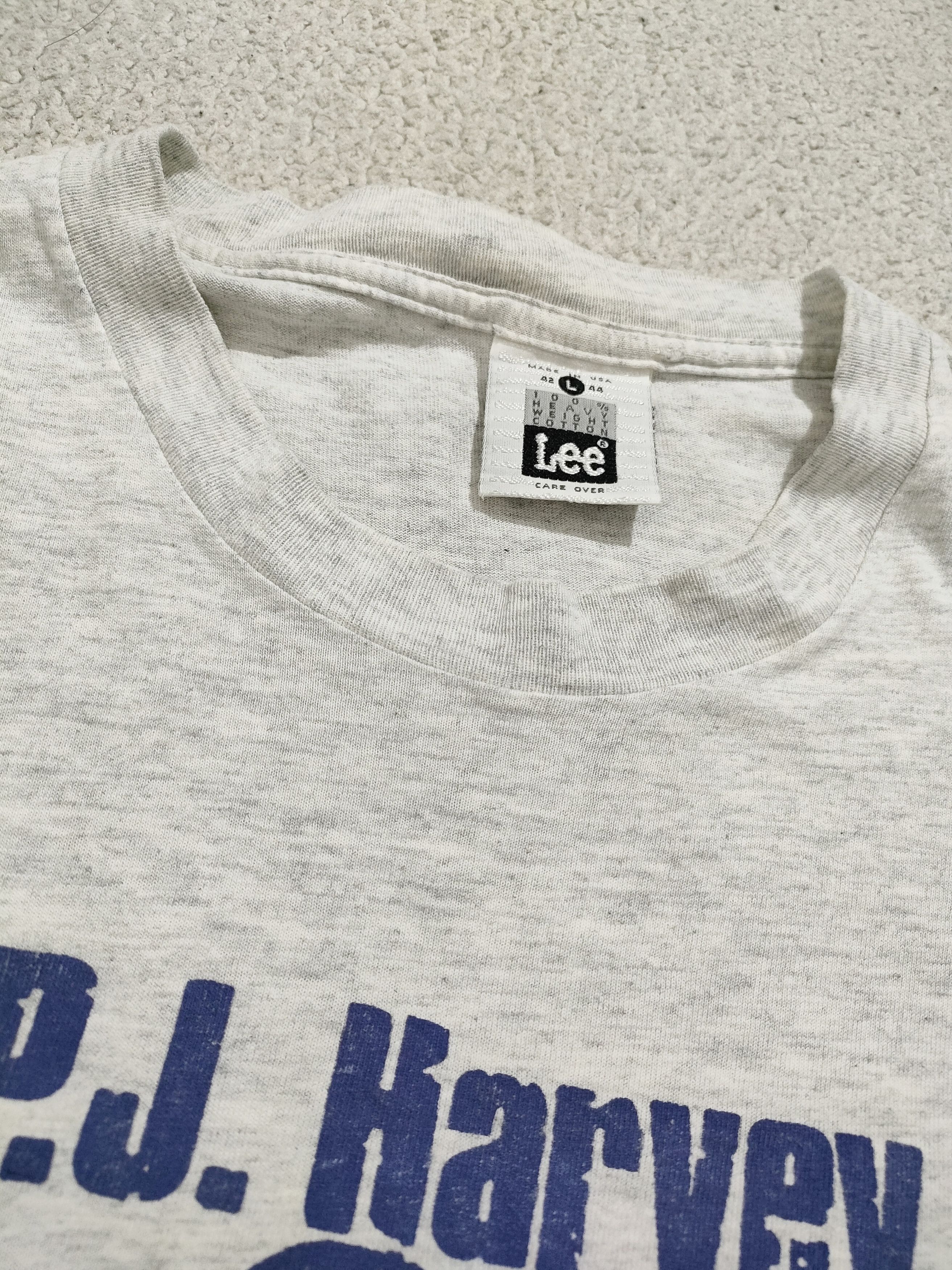 Band Tees 90s P.J. HARVEY - DRY Vintage Band T-Shirt Size US L / EU 52-54 / 3 - 5 Thumbnail