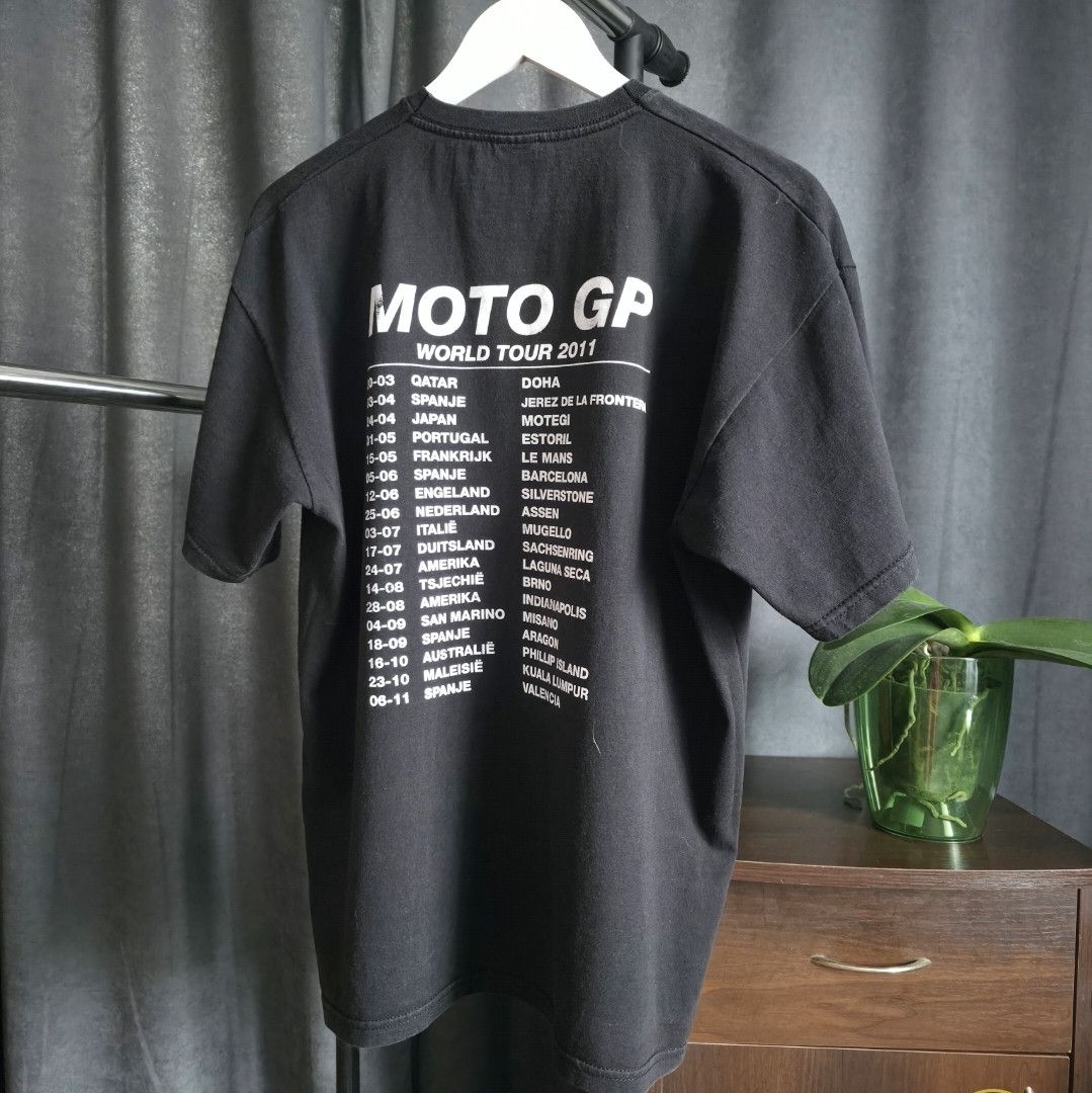 Fruit Of The Loom ULTRA RARE Vintage 2011 MotoGP Sachsenring T-Shirt Rossi Size US L / EU 52-54 / 3 - 6 Thumbnail