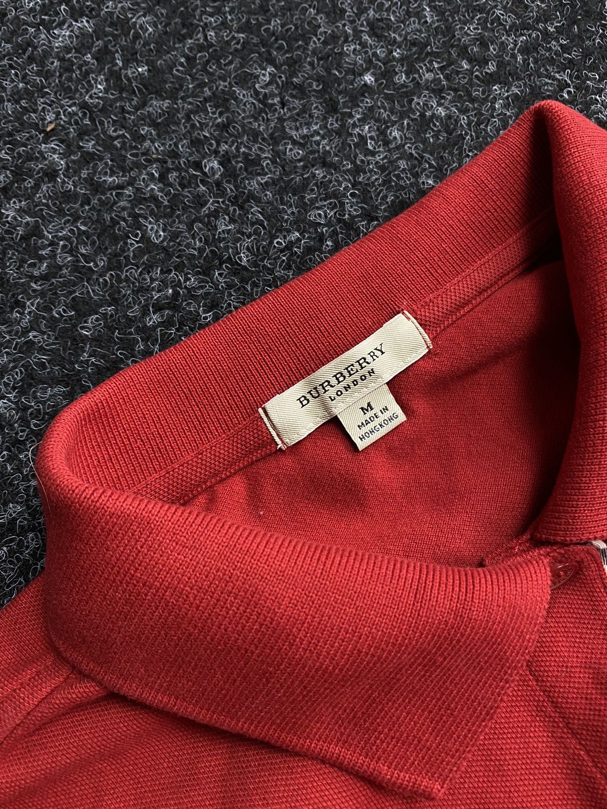 Burberry × Designer 🚨Burberry Polos Tee Embroidery Logo Nova Check Inner Size M / US 6-8 / IT 42-44 - 4 Thumbnail