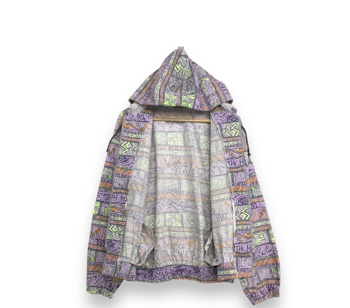 Japanese Brand × Vintage Vintage Motive Fullprint Stripe Design Light Jacket Size US M / EU 48-50 / 2 - 3 Thumbnail