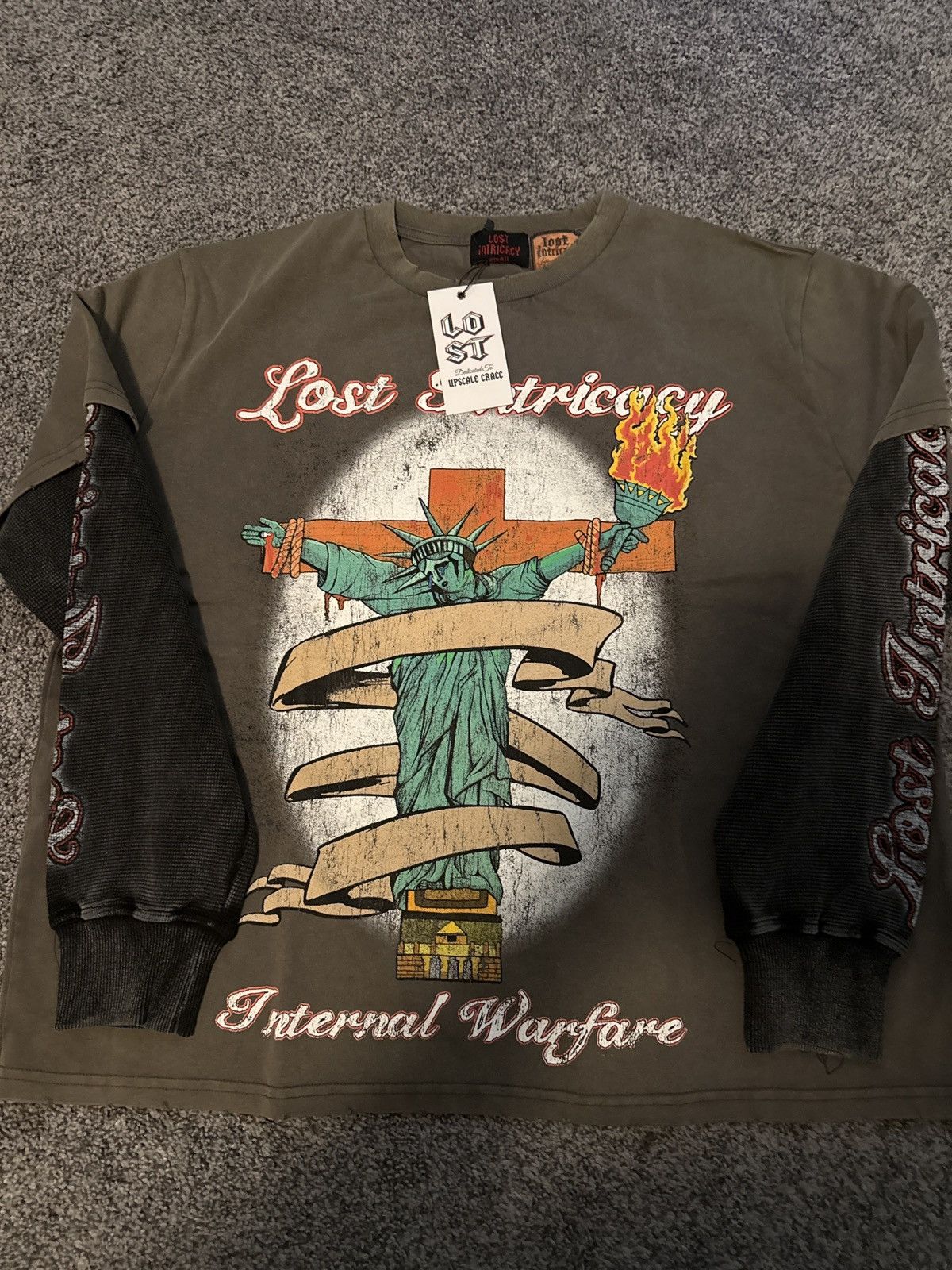 LOST INTRICACY BNWT Lost Intricacy - Upscale Cracc - O/S small Size US S / EU 44-46 / 1 - 1 Thumbnail