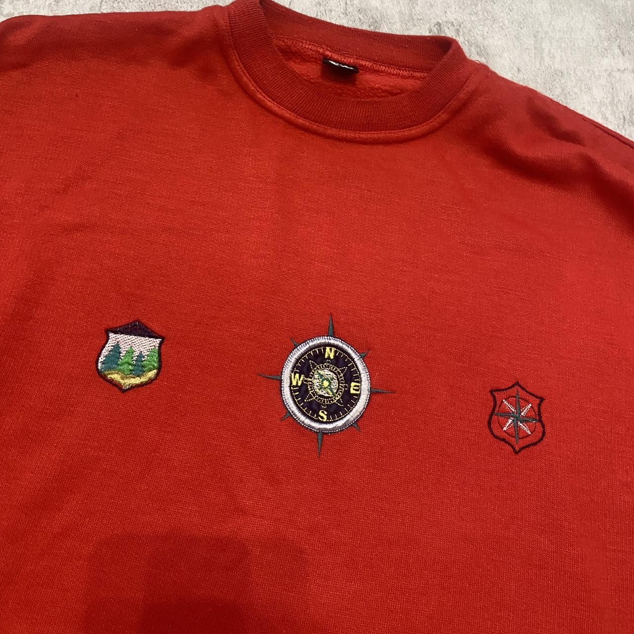 Other Compas Vintage Red vintage 90s Boxy rap hip hop Size US XL / EU 56 / 4 - 3 Thumbnail
