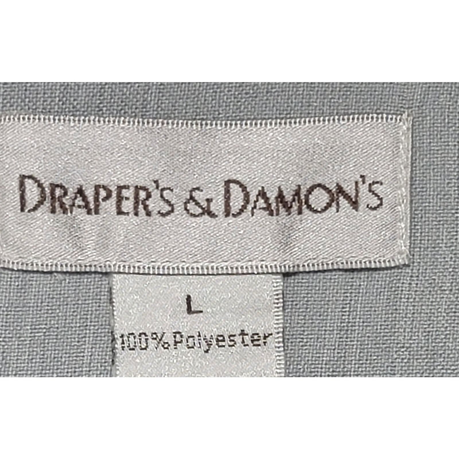Other Draper's & Damon's Gray Round Neck Short Sleeve Top Large Size L / US 10 / IT 46 - 4 Thumbnail