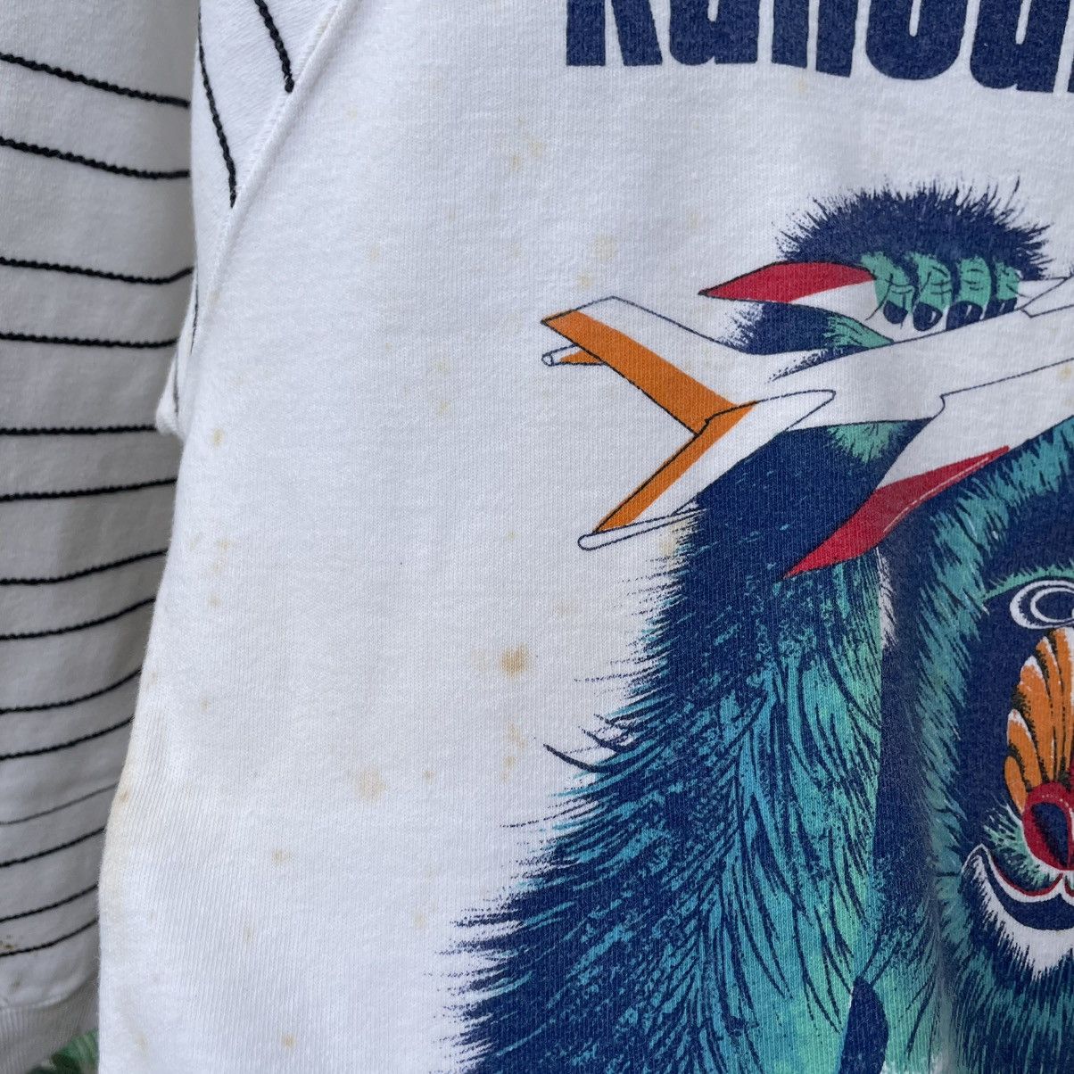 Kansai Yamamoto 🔥🇯🇵80s Kansai Yamamoto Gorilla Plane Graphic Sweatshirts Size US XXS / EU 40 - 13 Thumbnail