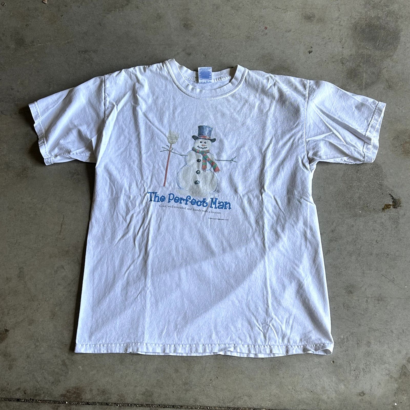 Gildan Y2K Funny Snowman Perfect Man T-Shirt Large Size US L / EU 52-54 / 3 - 1 Thumbnail