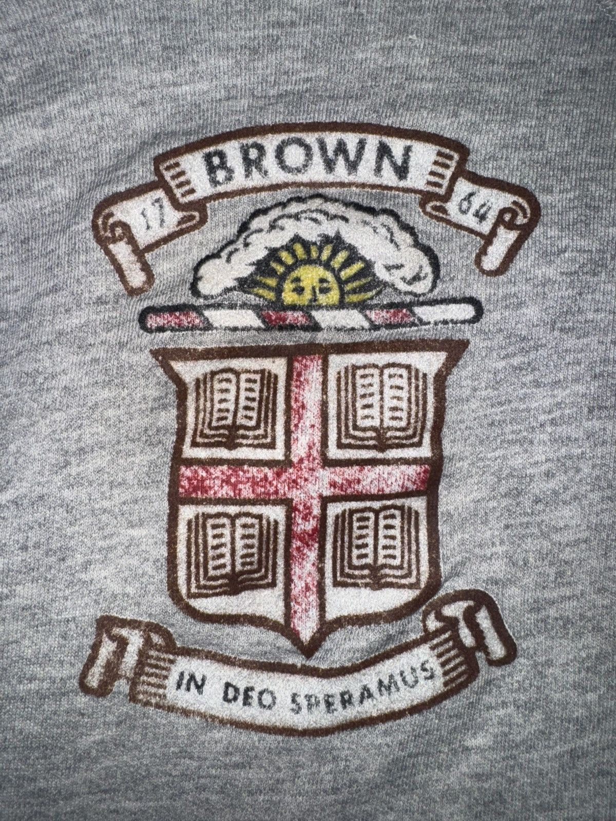 Champion Vintage Brown University Champion Sweatshirt Size US XL / EU 56 / 4 - 3 Thumbnail