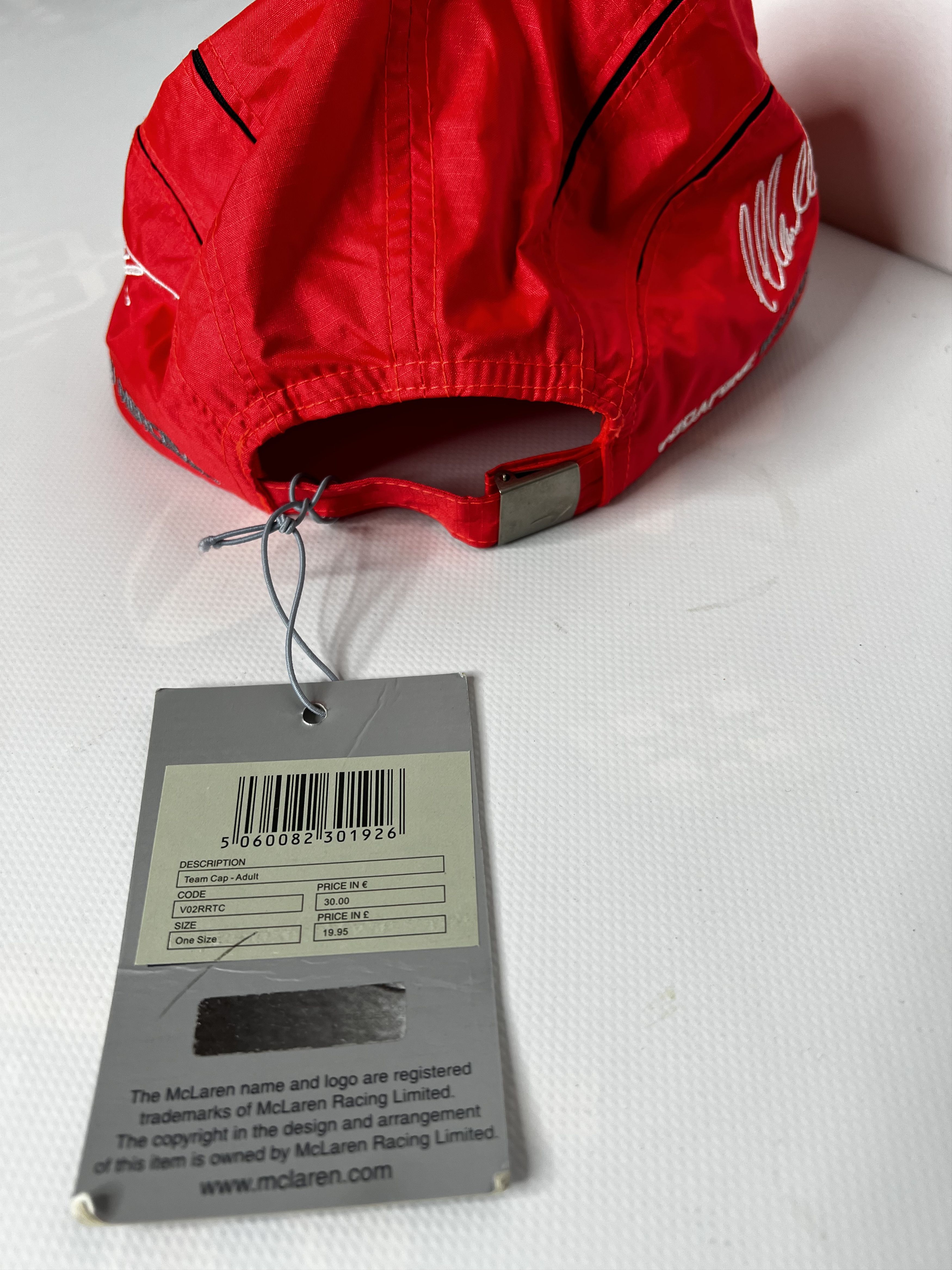 Formula 1 VODAFONE MCLAREN MERCEDES F1 HAMILTON JENSON HAT CAP Size ONE SIZE - 4 Thumbnail