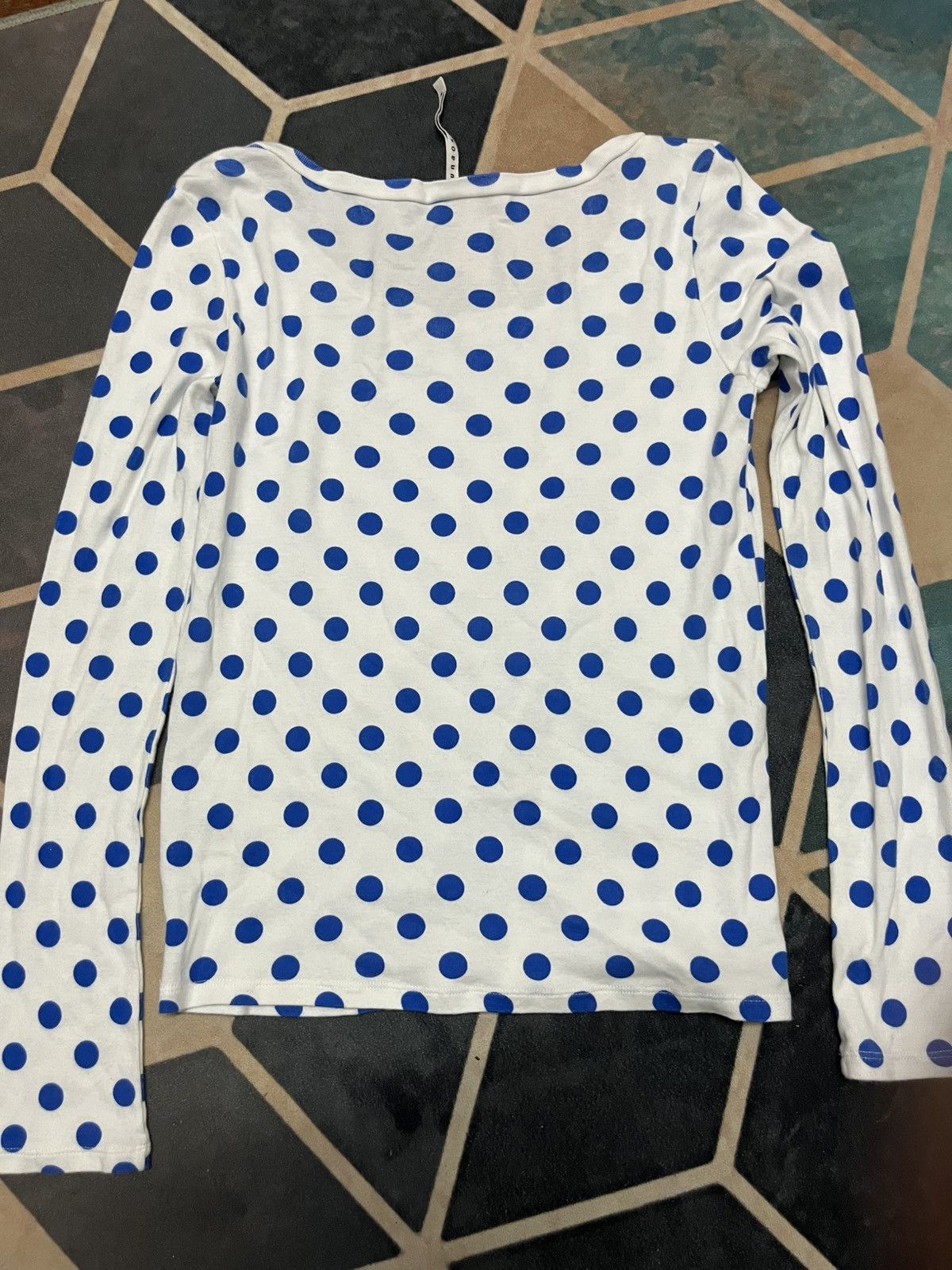 Sunao Kuwahara 💥Japanese Designer Sunao Kuwahara Polka Dot Shirts Size M / US 6-8 / IT 42-44 - 8 Thumbnail