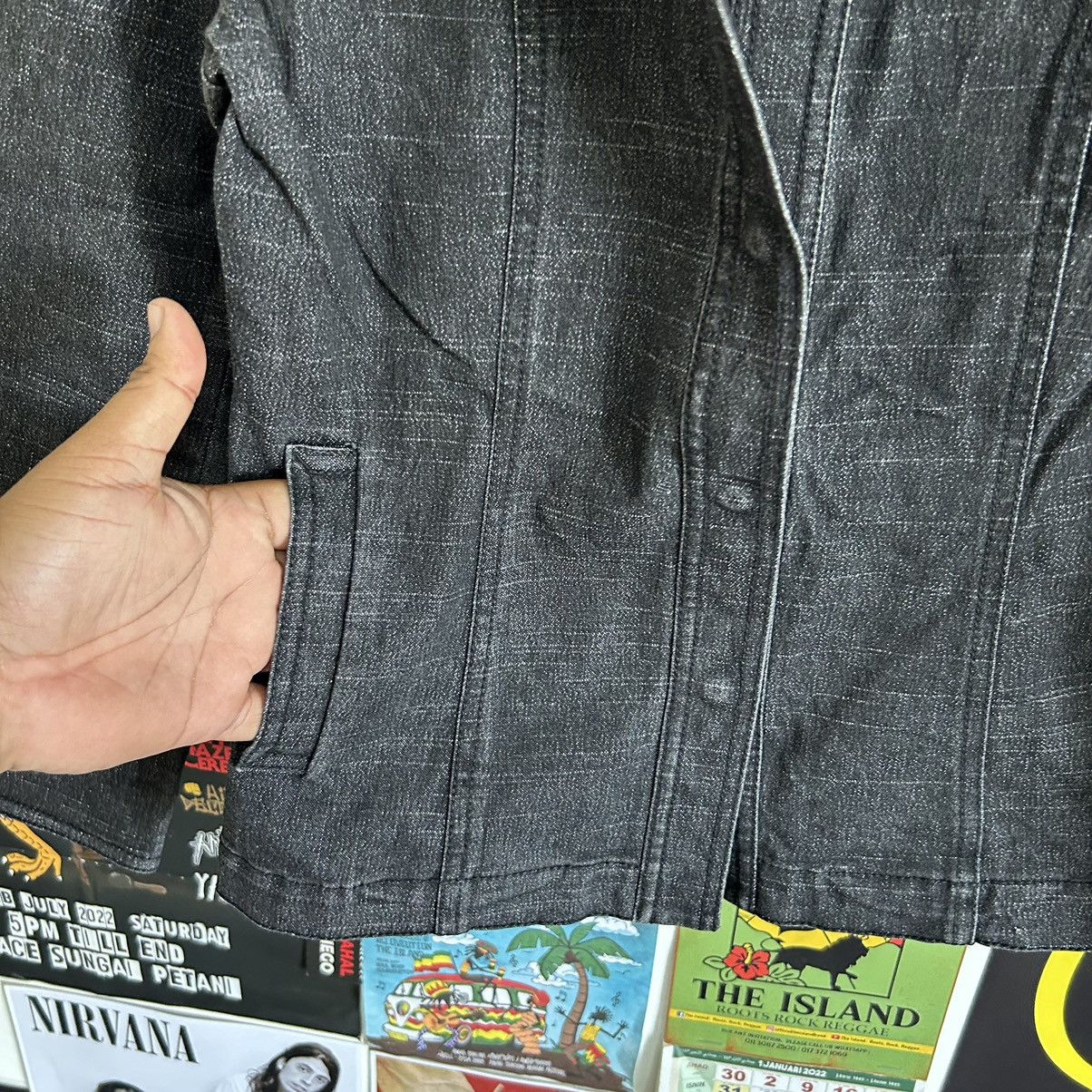 Vintage Vintage Ne-Ce-Sa Japanese Black Denim Jacket Size M / US 6-8 / IT 42-44 - 5 Thumbnail