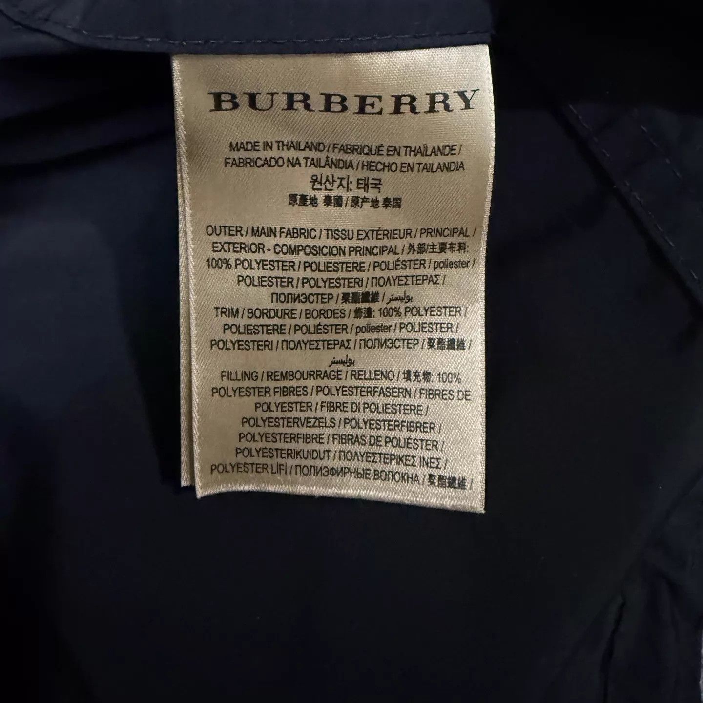 Burberry Burberry Black Nylon Arm Logo Jacket 52 99New Size US L / EU 52-54 / 3 - 4 Thumbnail