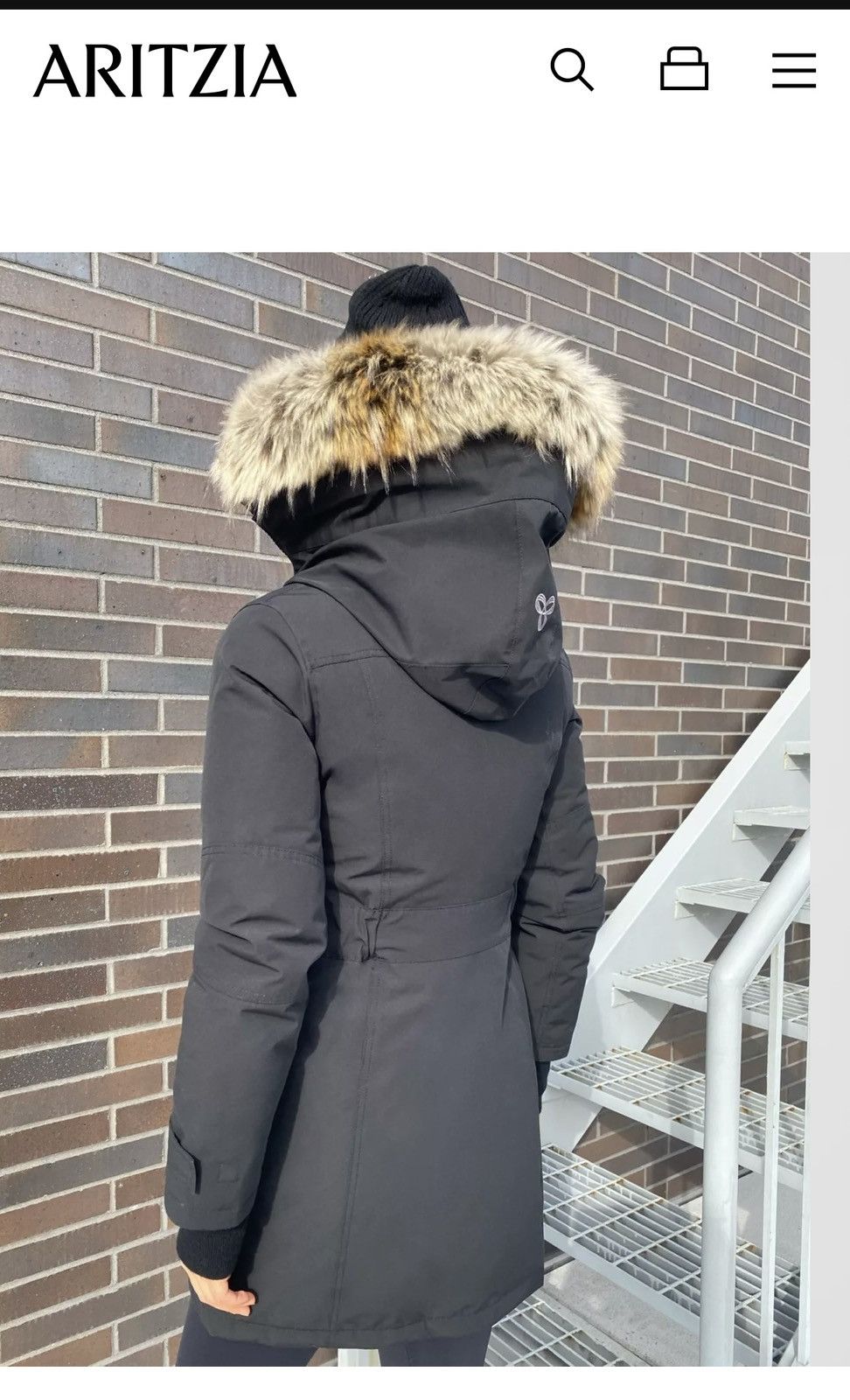 Aritzia BLACK ARITZIA BANCROFT PARKA Size XS / US 0-2 / IT 36-38 - 6 Thumbnail