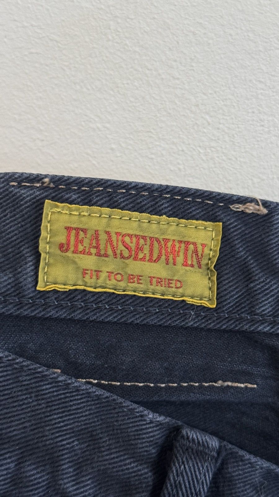 Edwin × Japanese Brand × Vintage Edwin Vintage Baggy Jeans Size US 36 / EU 52 - 5 Thumbnail