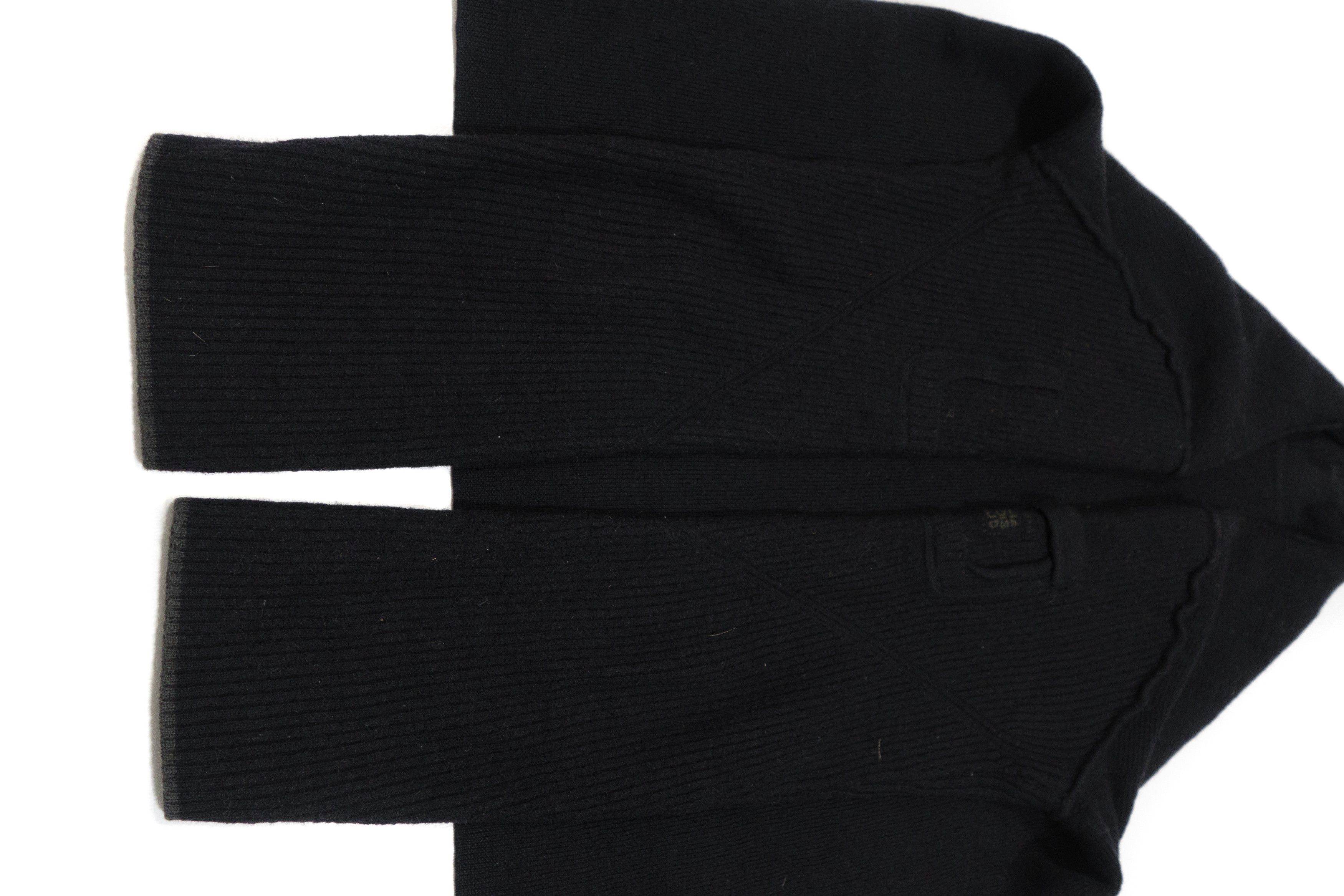 Marithe + Francois Girbaud 00s Cravatatakiller 100% Wool Utility High Neck Sweater Size L / US 10 / IT 46 - 5 Thumbnail