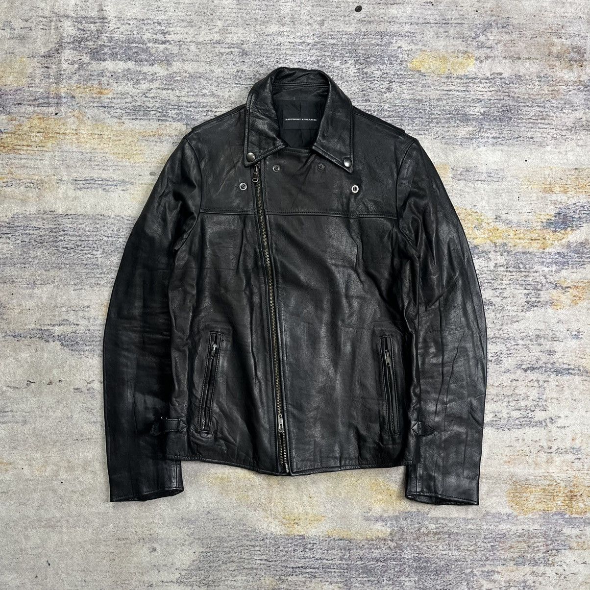 Isamu Katayama Backlash Lounge Lizard double riders leather jacket Size US M / EU 48-50 / 2 - 2 Thumbnail