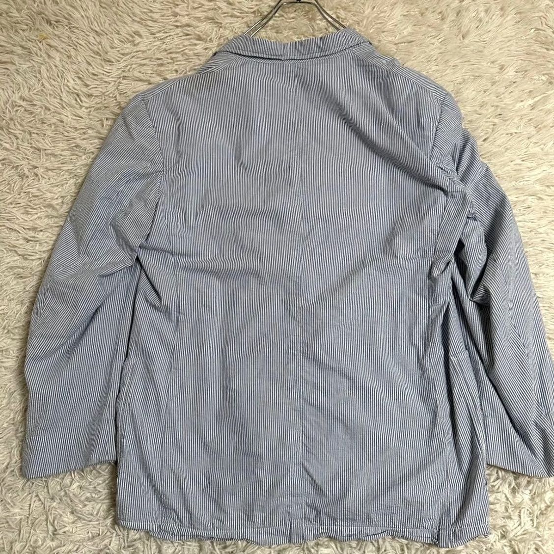 Ralph Lauren RRL Ralph Lauren Tailored Jacket Blue Striped Size M Casual Men's Pre-owned Size US M / EU 48-50 / 2 - 2 Thumbnail