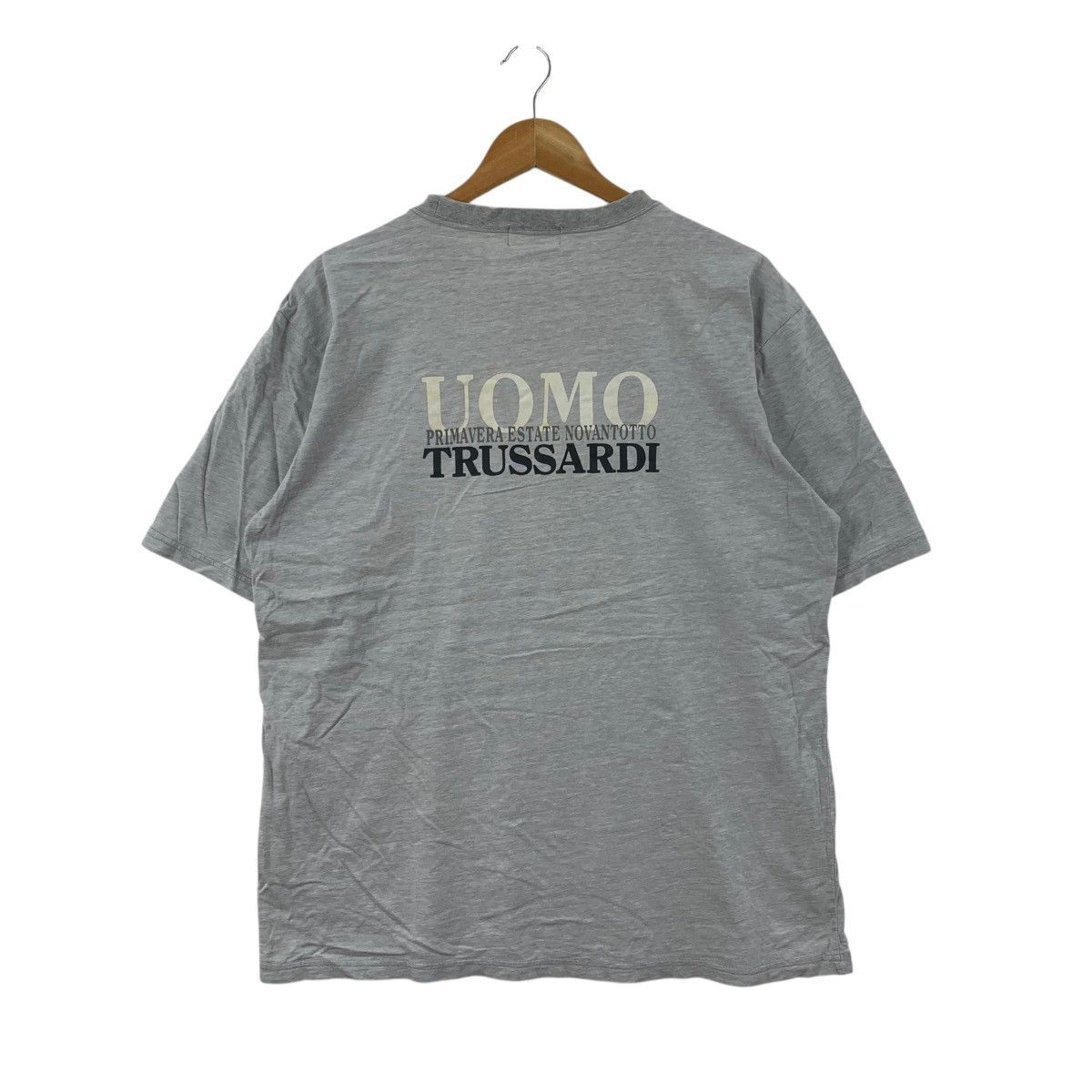 Trussardi Vintage TRUSSARDI UOMO Back Hit Short Sleeve Tshirt Size US L / EU 52-54 / 3 - 1 Thumbnail