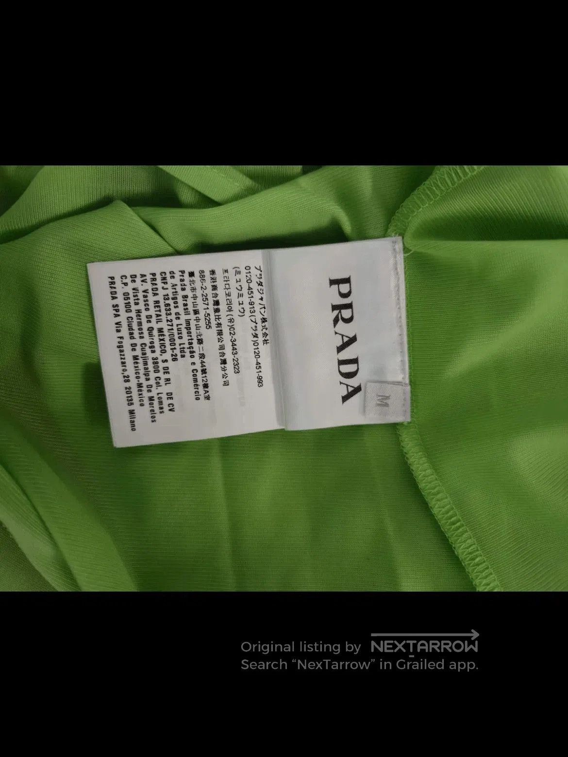Prada Prada Runway Hi-neck Logo L/S Tee. Size US M / EU 48-50 / 2 - 8 Thumbnail