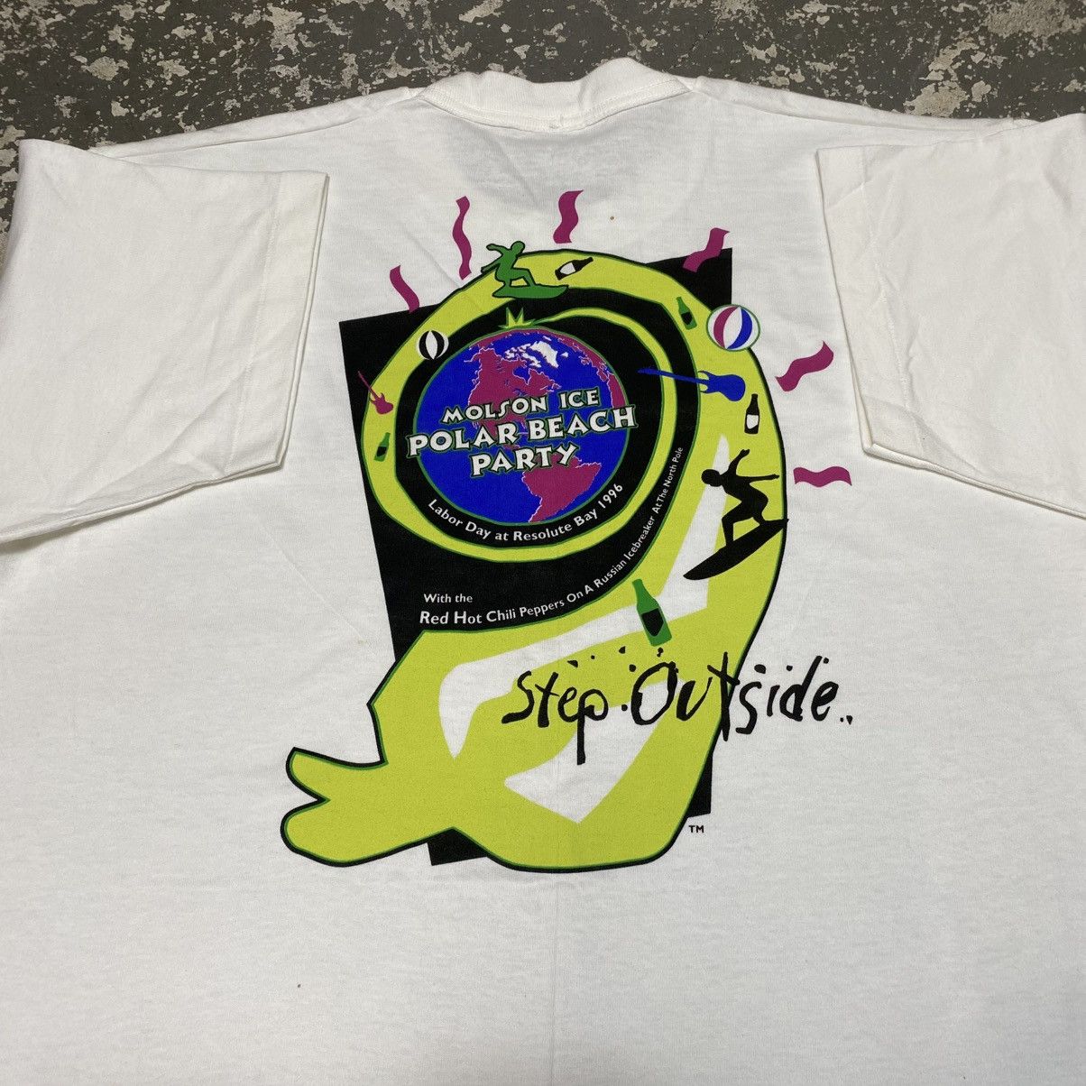 Japanese Brand × Vintage Vintage Molson Ice Step Outside New York City Beer Tshirt Size US XL / EU 56 / 4 - 4 Thumbnail