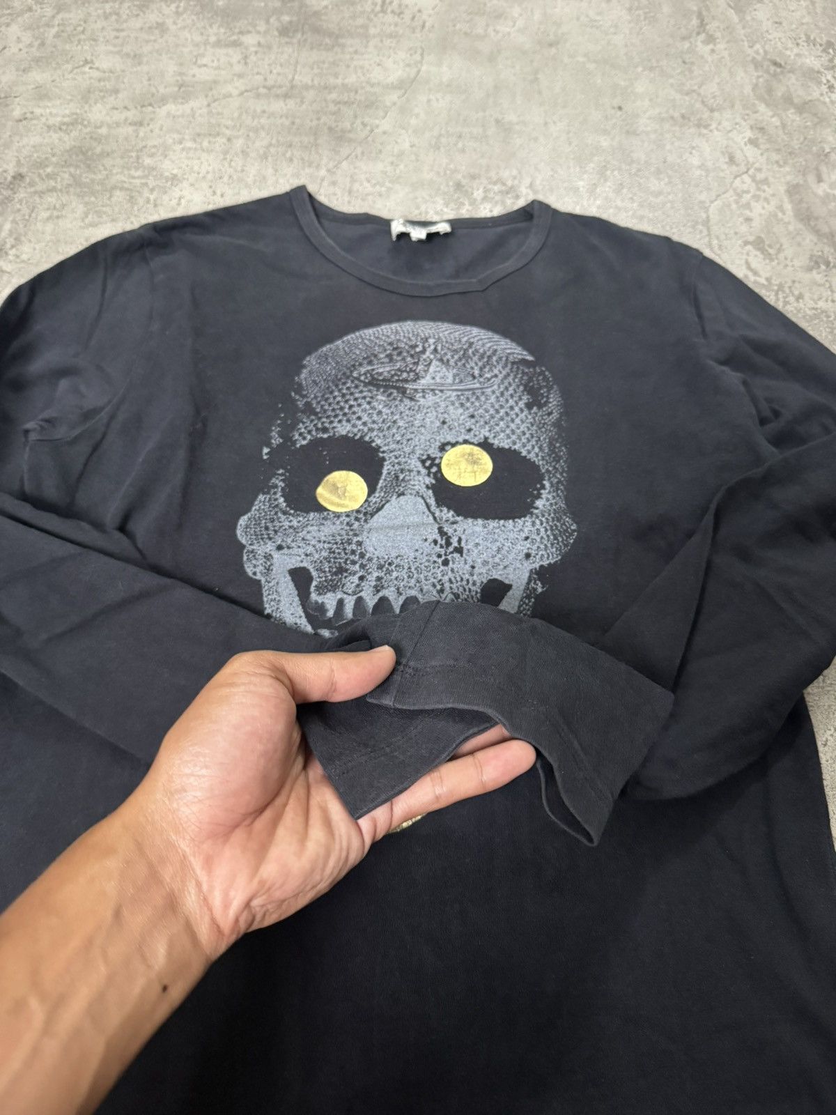Vivienne Westwood VIVIENNE WESTWOOD DISTINCTIVE SKULL PRINT BLACK T-SHIRT Size US M / EU 48-50 / 2 - 3 Thumbnail