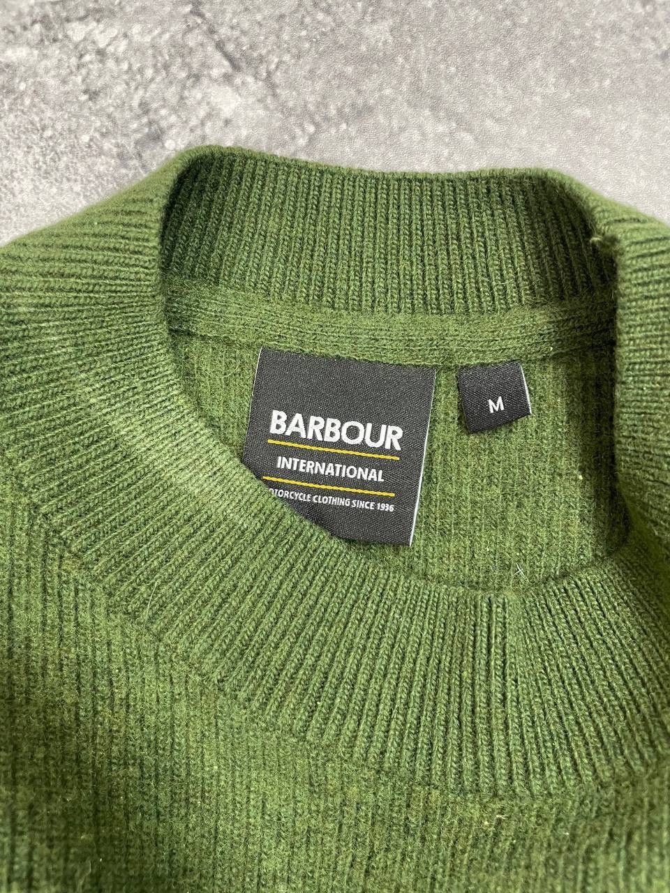 Barbour Barbour International MenSweater Green Crewneck Knit Jumper Size US M / EU 48-50 / 2 - 6 Thumbnail