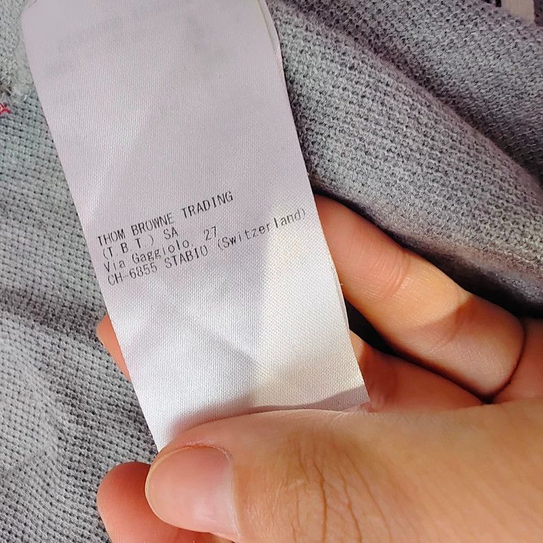 Thom Browne Thom Browne Short sleeves with colored stripes on the back Size US S / EU 44-46 / 1 - 8 Thumbnail