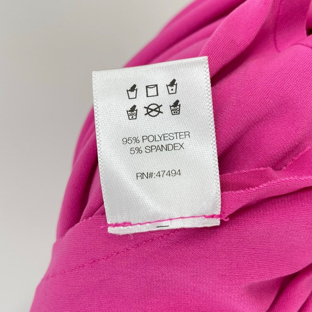 Norma Kamali Sleeveless Pickleball Mini Dress Pink L