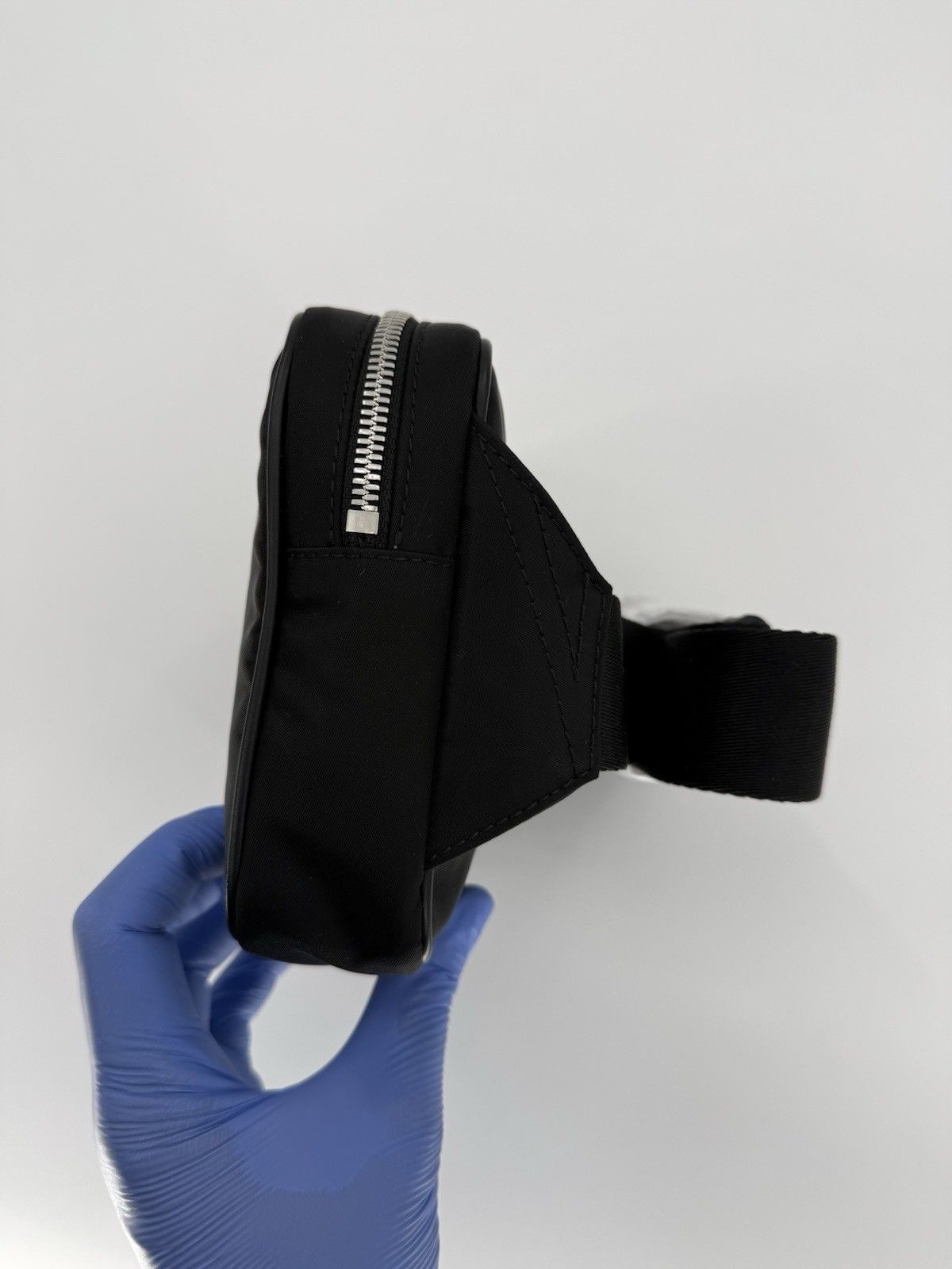 Versace Versace Medusa Plaque Nylon & Leather Belt Bag In Black New Size ONE SIZE - 5 Thumbnail