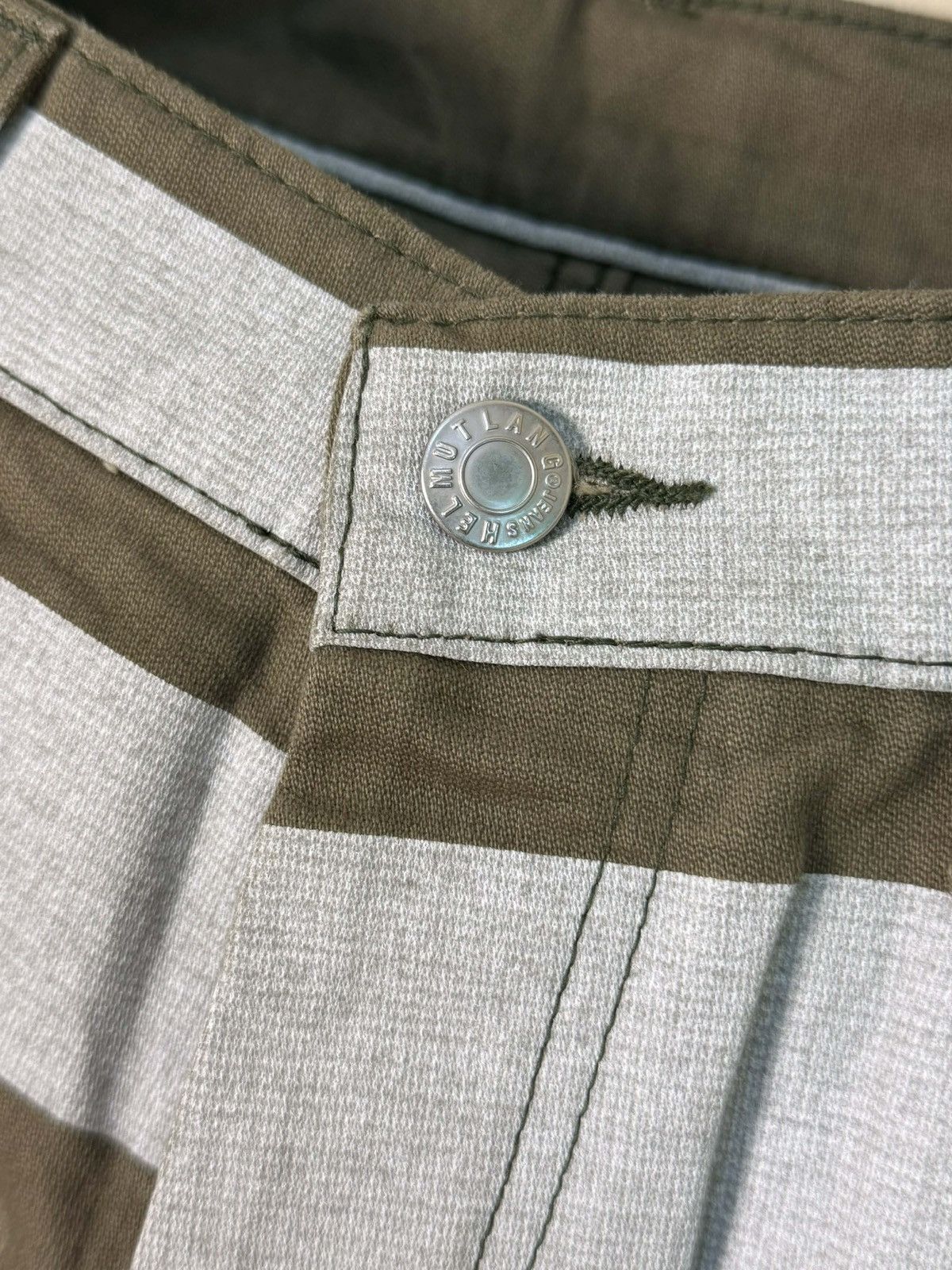 Helmut Lang Helmut Lang A/W 1999’s Olive Striped Prisoners Pants Size US 31 - 5 Thumbnail