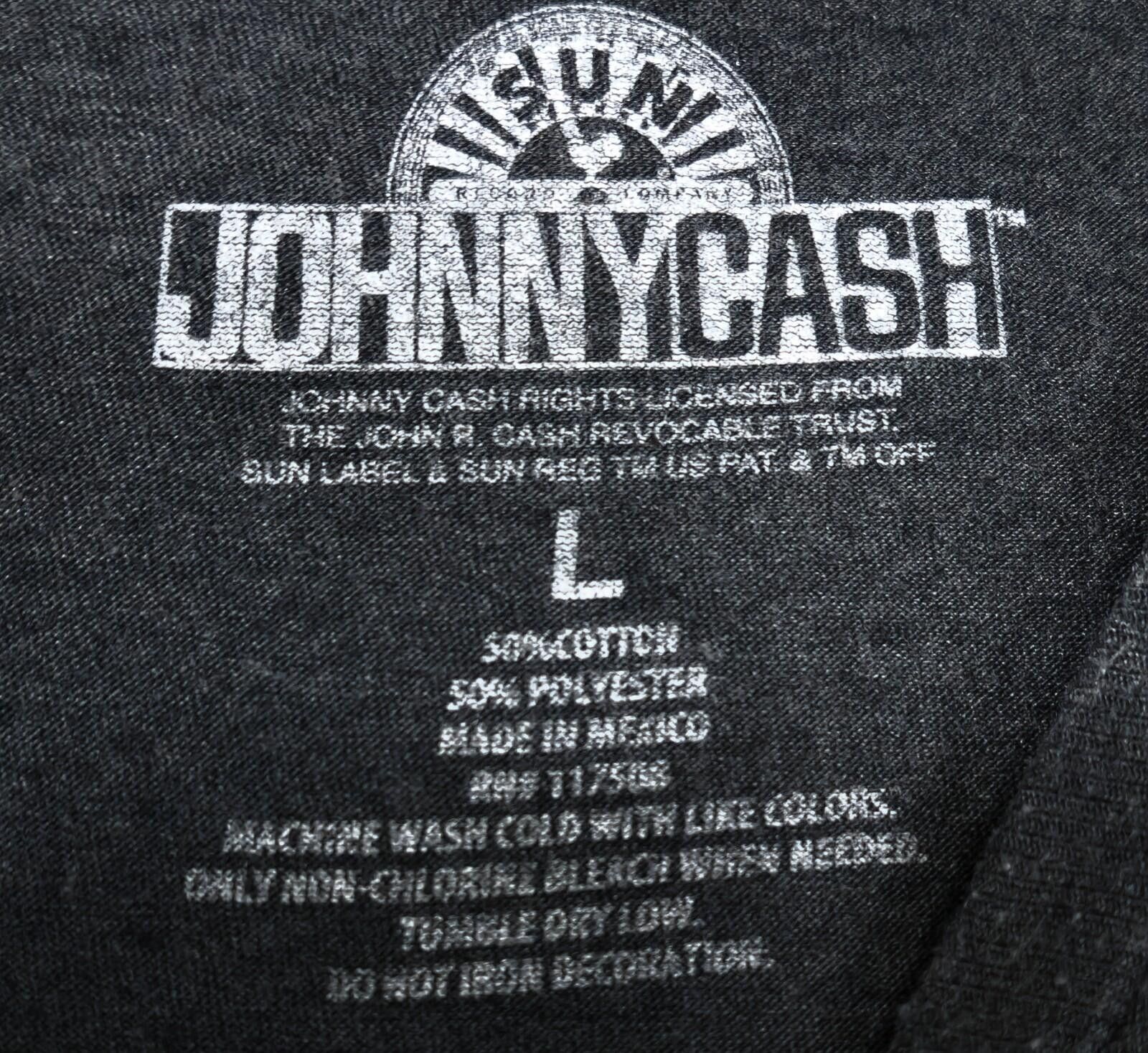 Other Johnny Cash Folsom Prison Distressed Design Men Size: L #12 Size US L / EU 52-54 / 3 - 4 Thumbnail