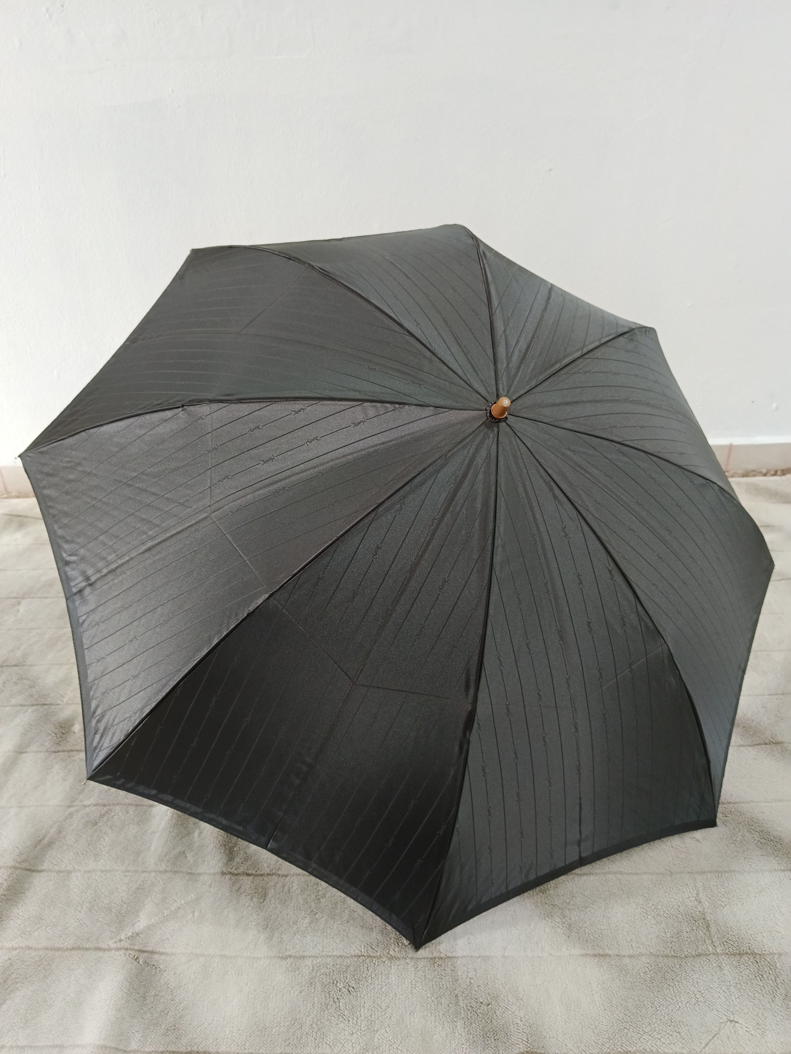 Yves Saint Laurent Yves Saint Lauren Monogram Folding Umbrella Size ONE SIZE - 2 Thumbnail