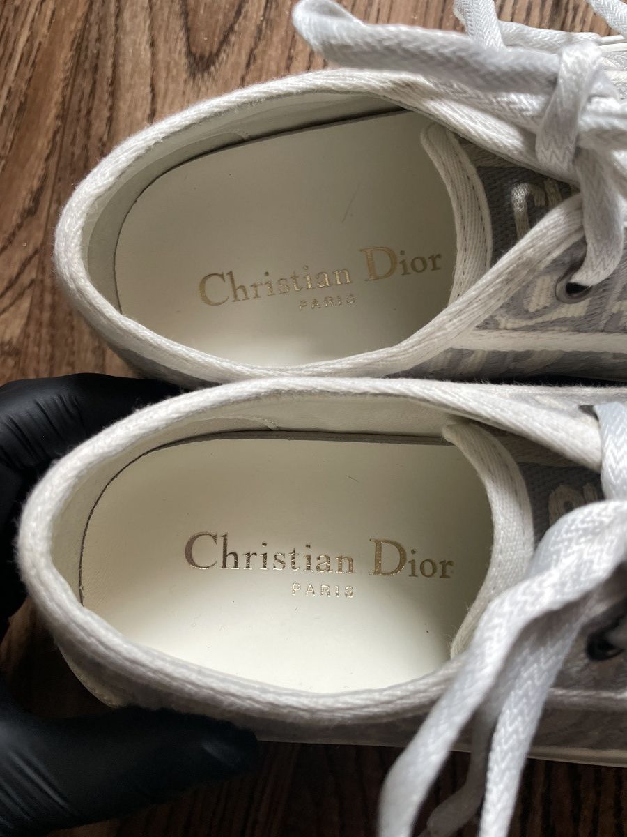 Christian Dior Monsieur CHRISTIAN DIOR - Walk'N'Dior Canvas Low-Top Sneakers Size US 5 / IT 35 - 17 Thumbnail